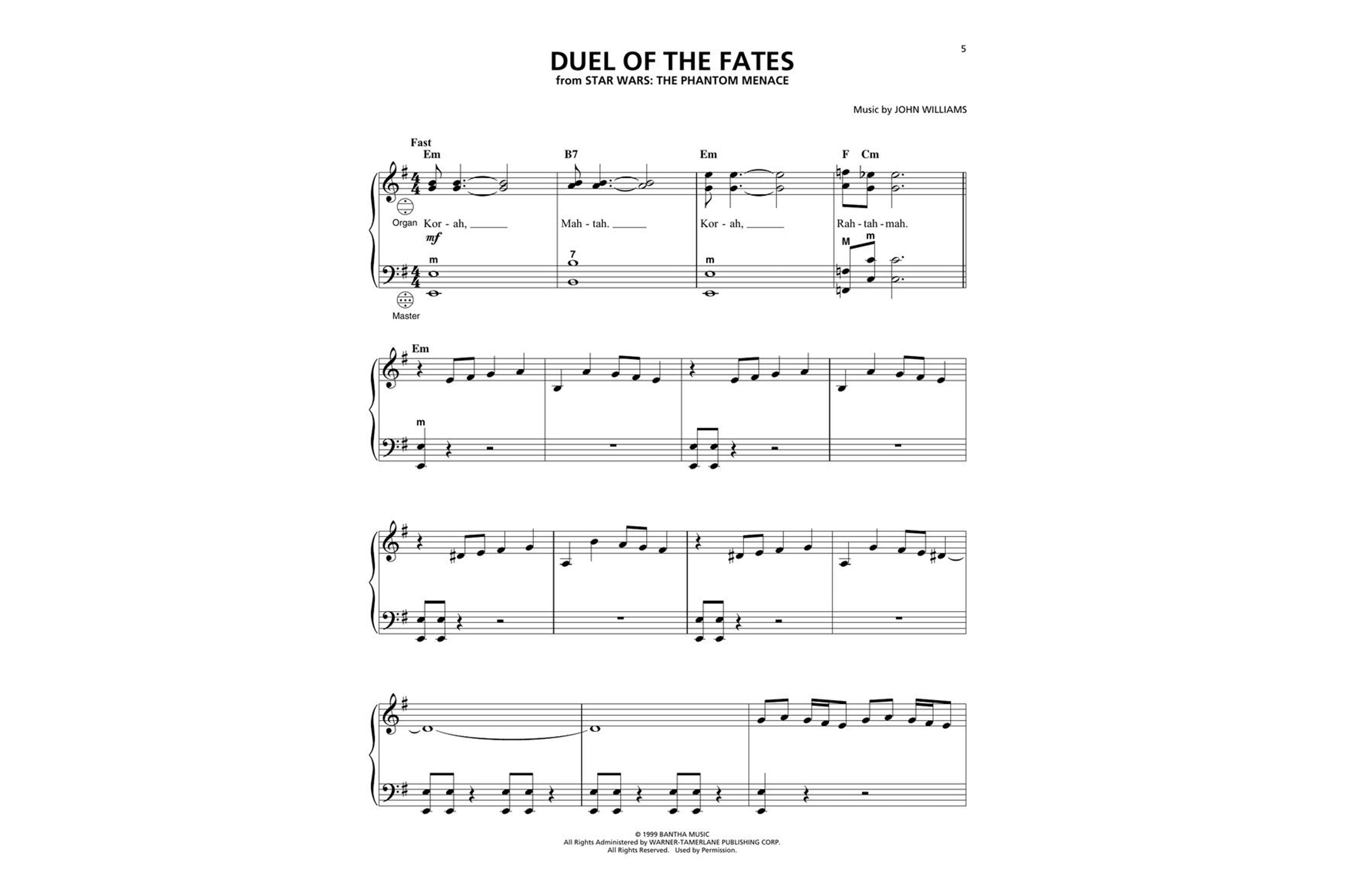 Hal Leonard Star Wars for Accordion