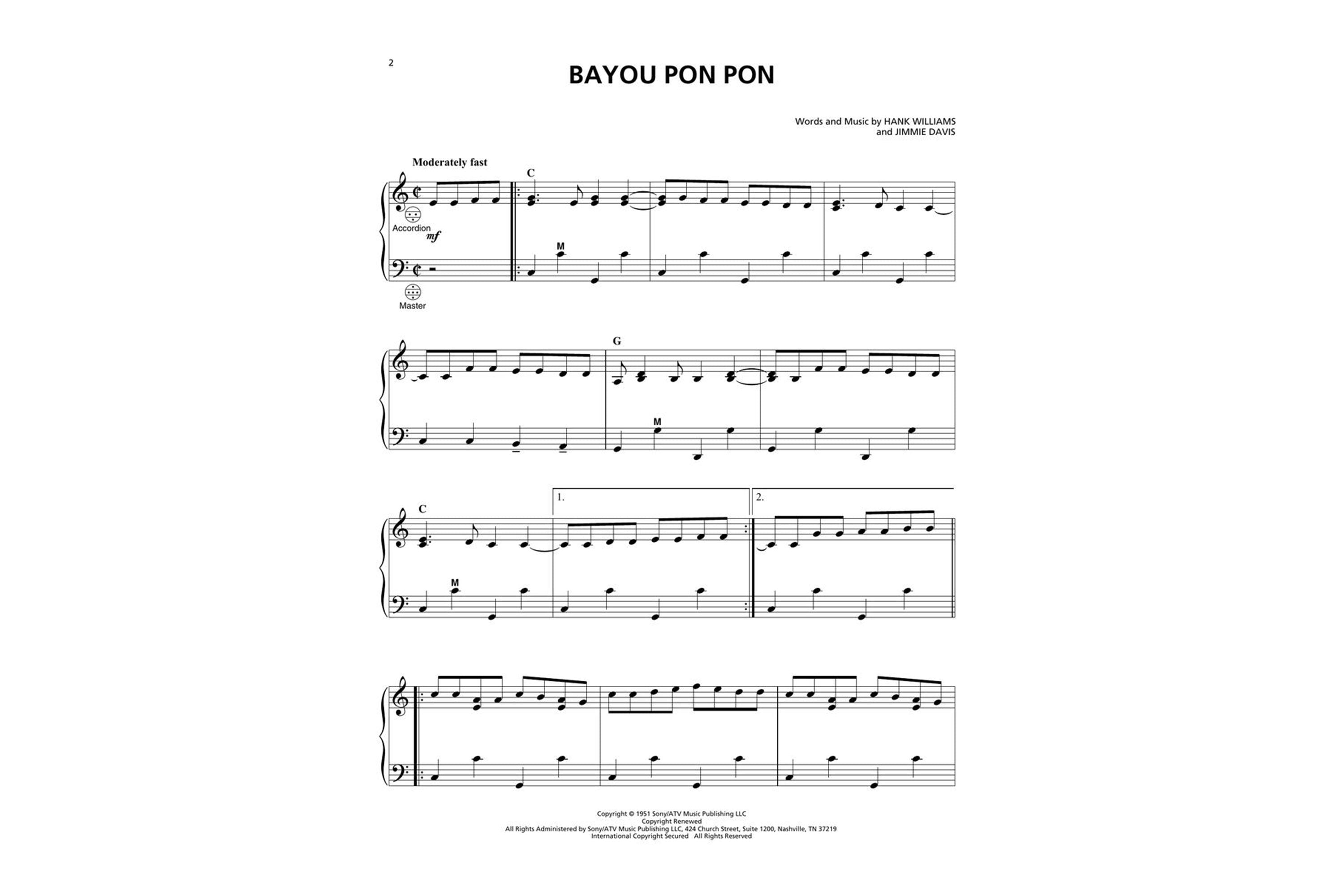 Hal Leonard Cajun & Zydeco Classics For Accordion