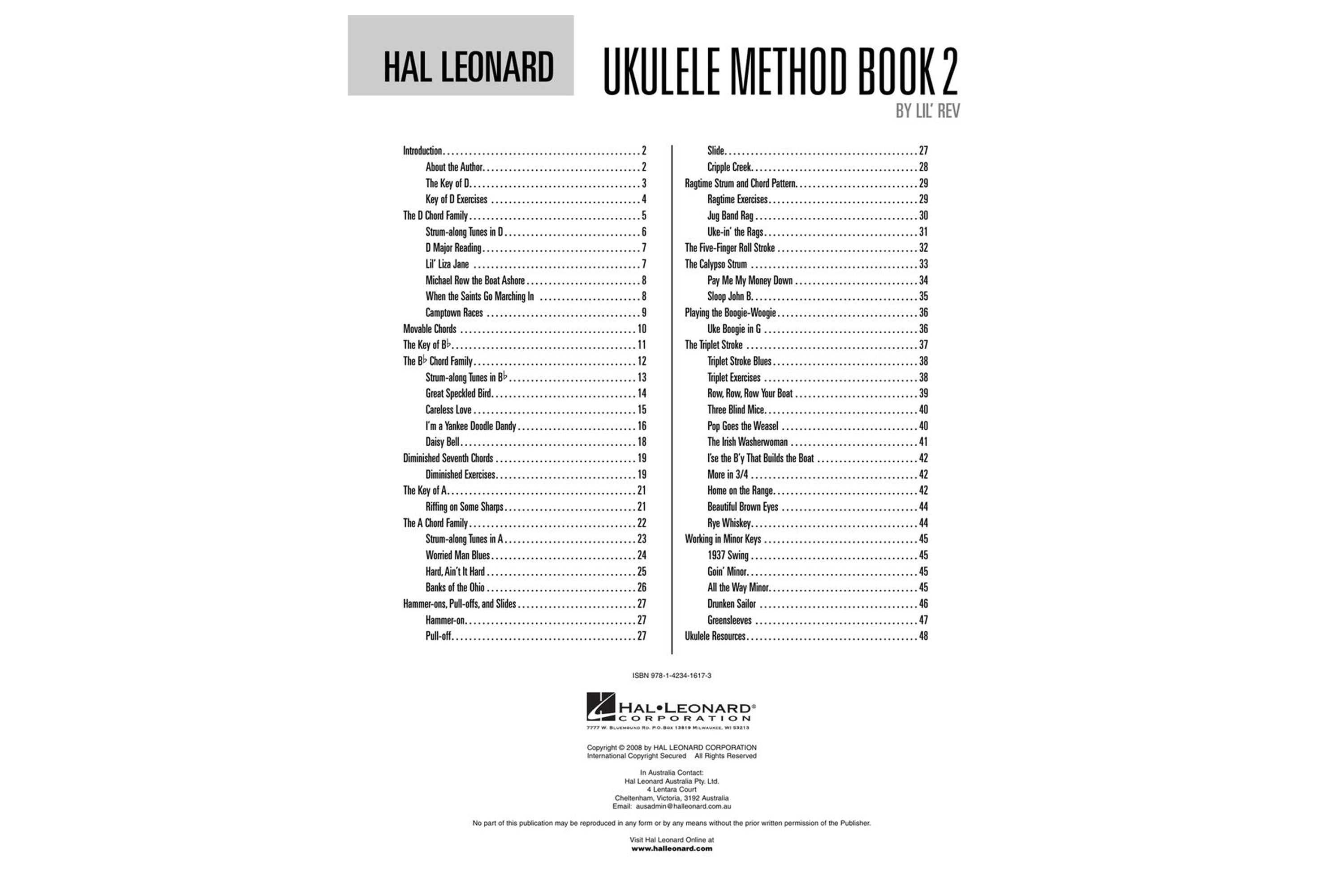 Hal Leonard Ukulele Method Book 2