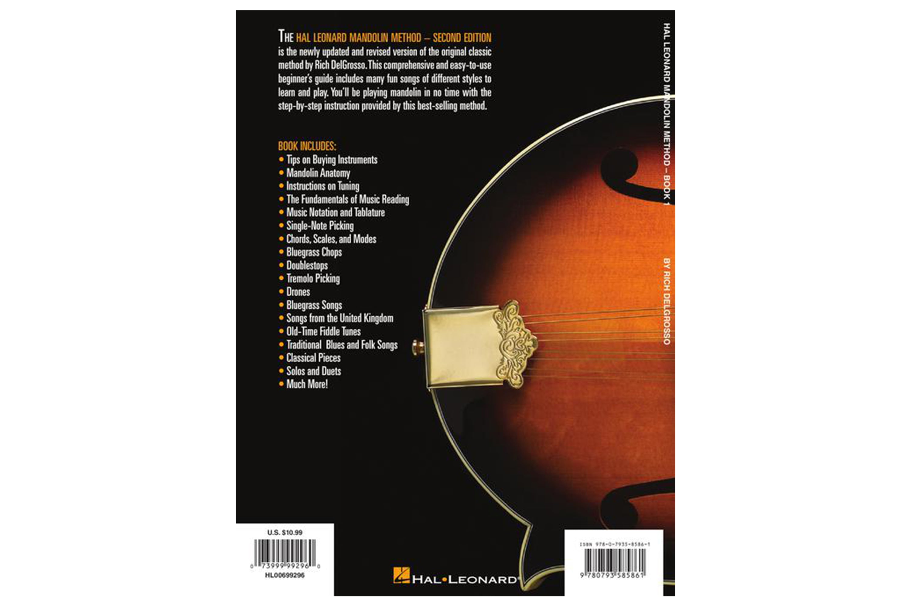 Hal Leonard Mandolin Method – Book 1: Second Edition