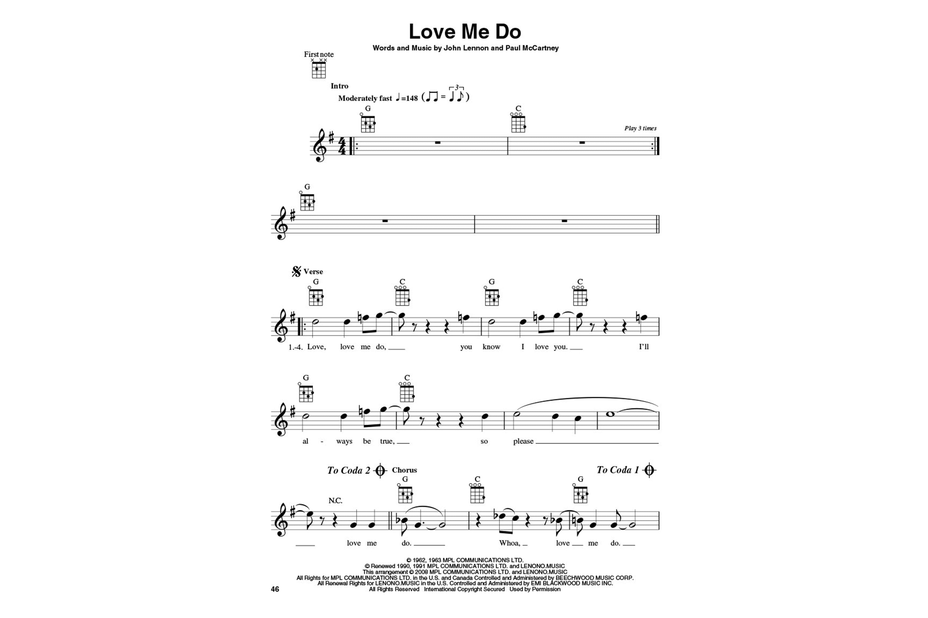 The Beatles for Ukulele Book