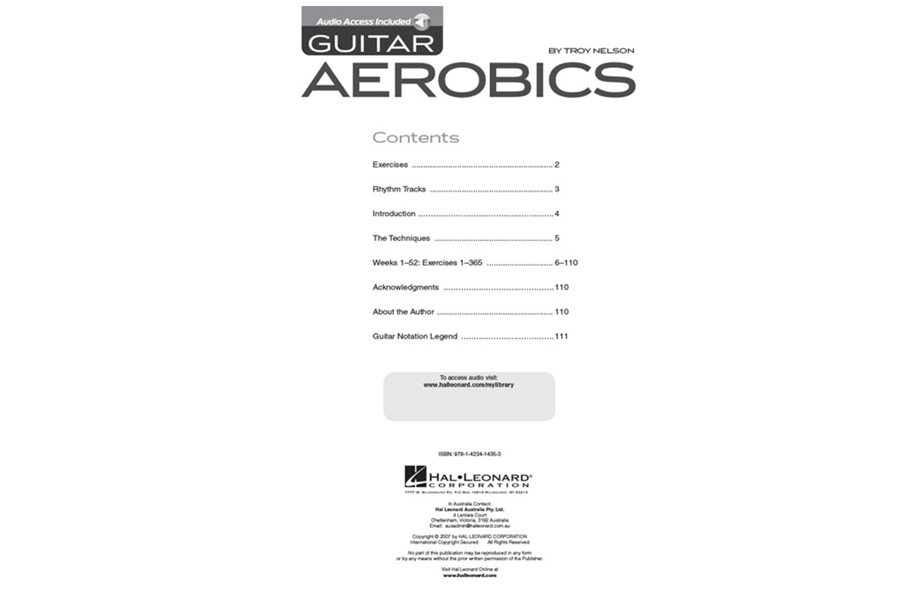 Hal Leonard Guitar Aerobics
