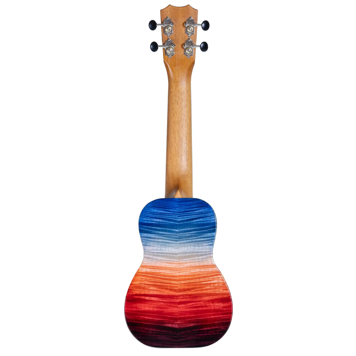 Example photo: an earlier Kanile'a 'Ilikai Pro soprano, serial 29095, full back view with mahogany neck