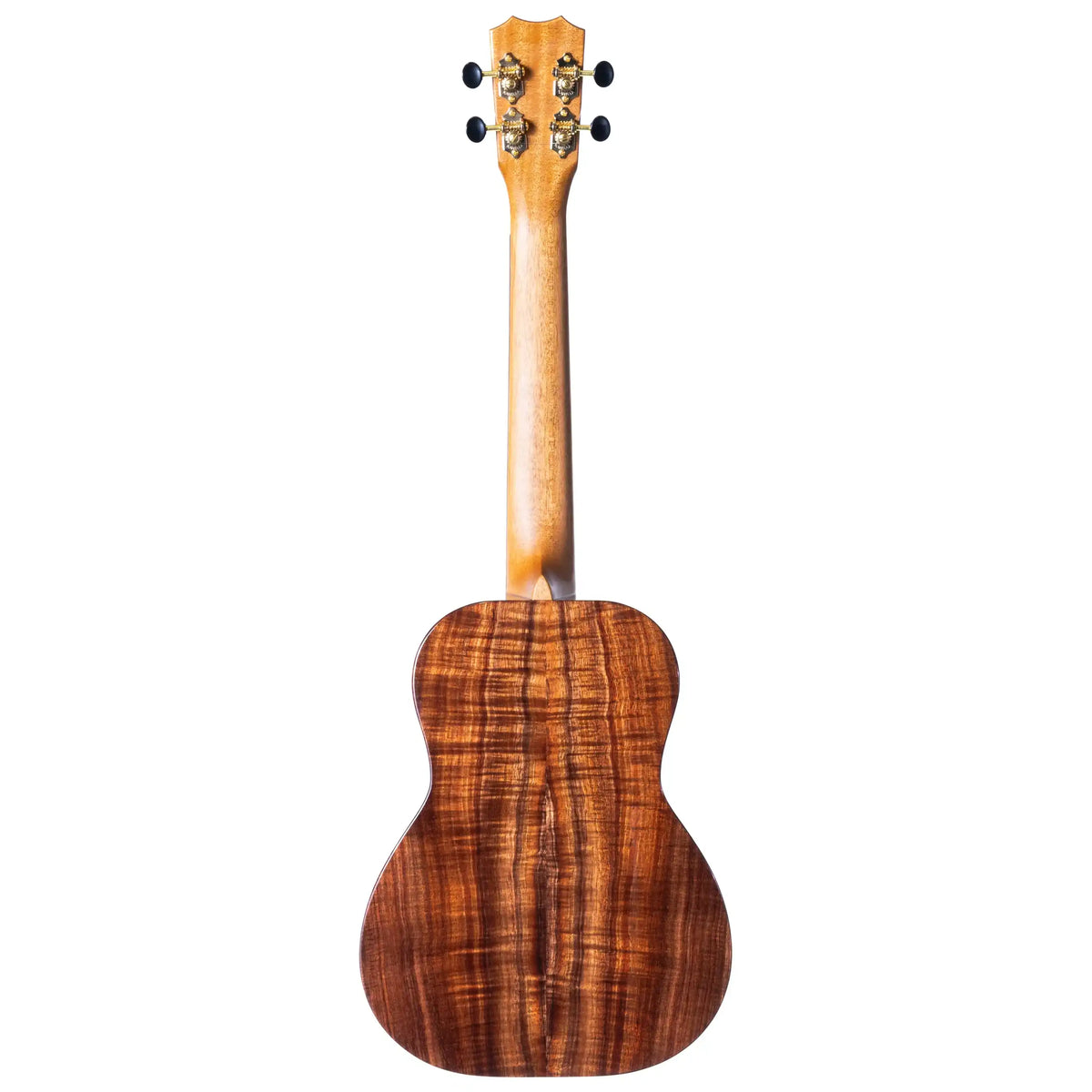 Example photo: an earlier Kanile'a ISL Core tenor, serial 28978, full back view with mahogany neck