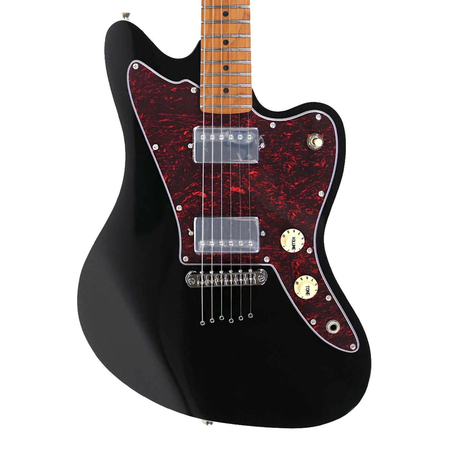 Jet JJ-350 BK Black Offset Electric Guitar