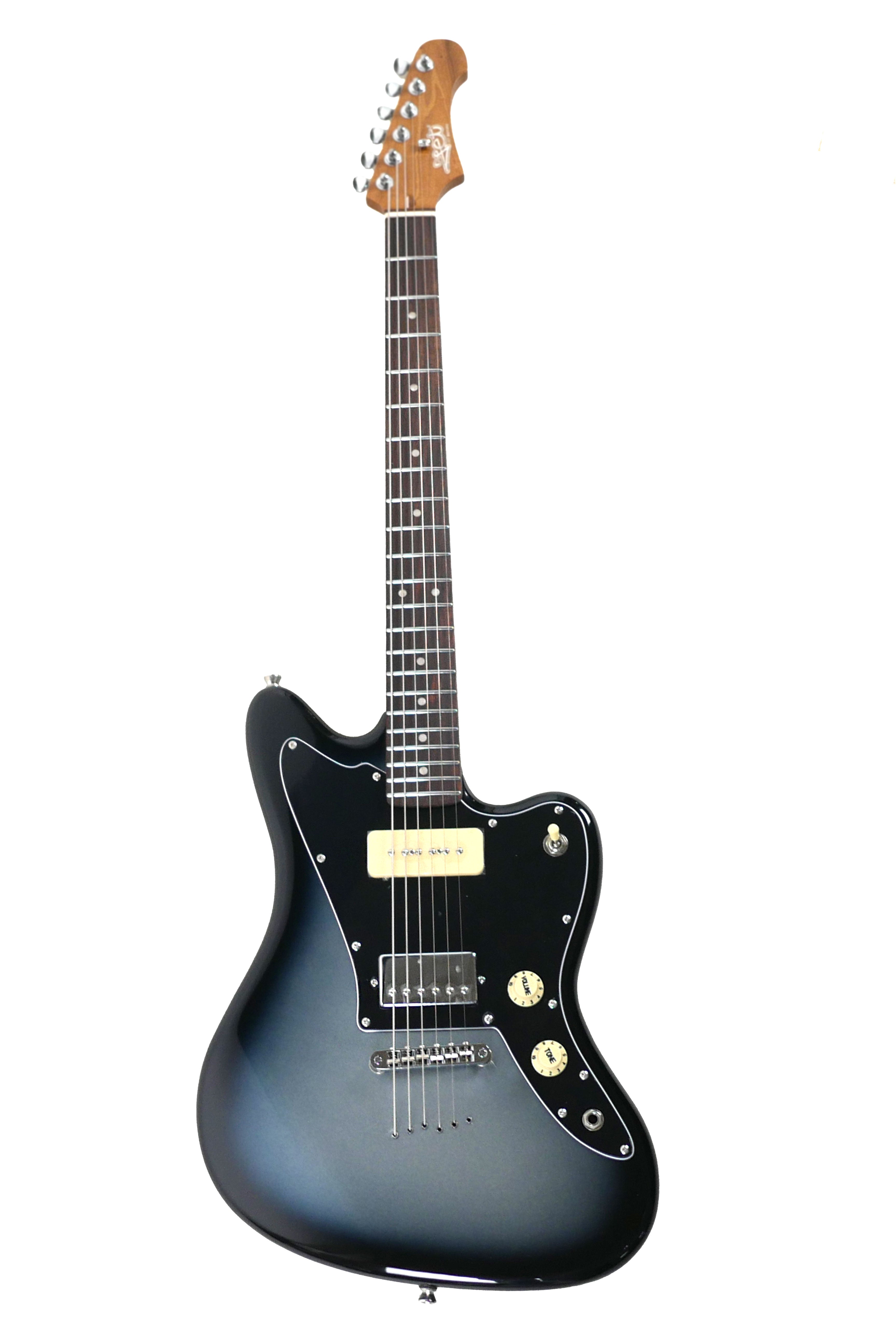 Jet JJ-350 MB Baritone Moonburst Electric Guitar