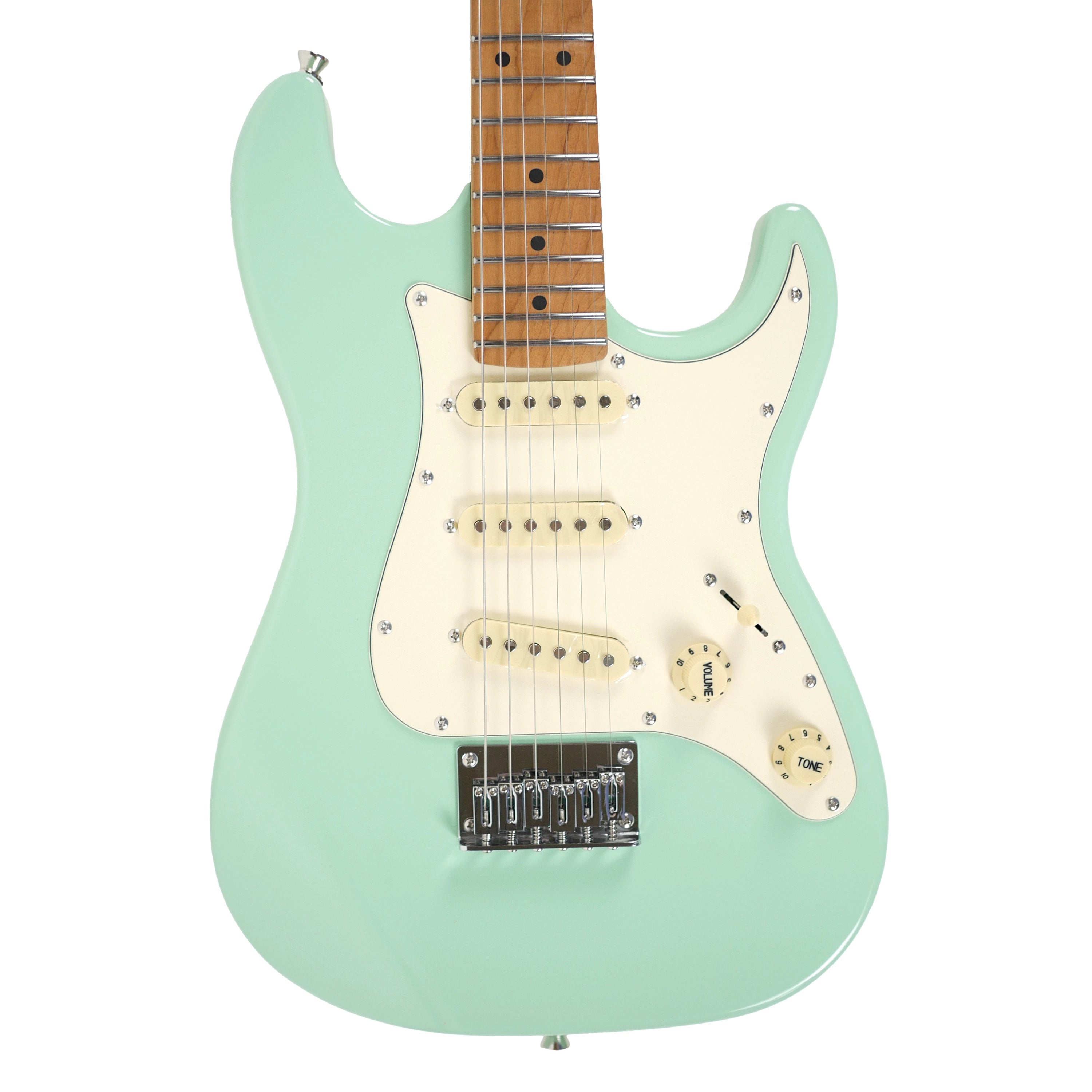 Jet JJ-300 MINI SFG Seafoam Green Stratocaster Electric Guitar