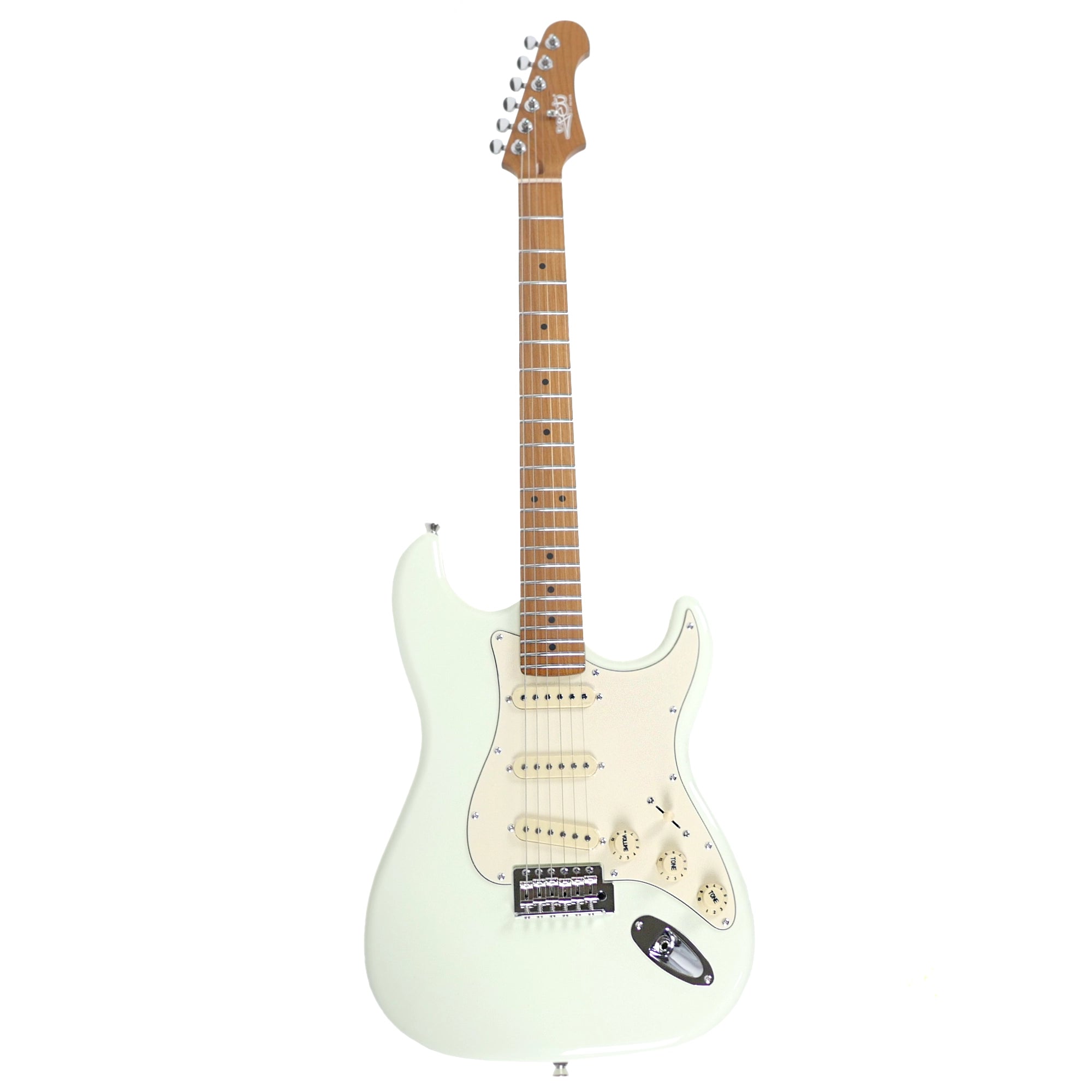 Jet JS-300 OW White Stratocaster Electric Guitar