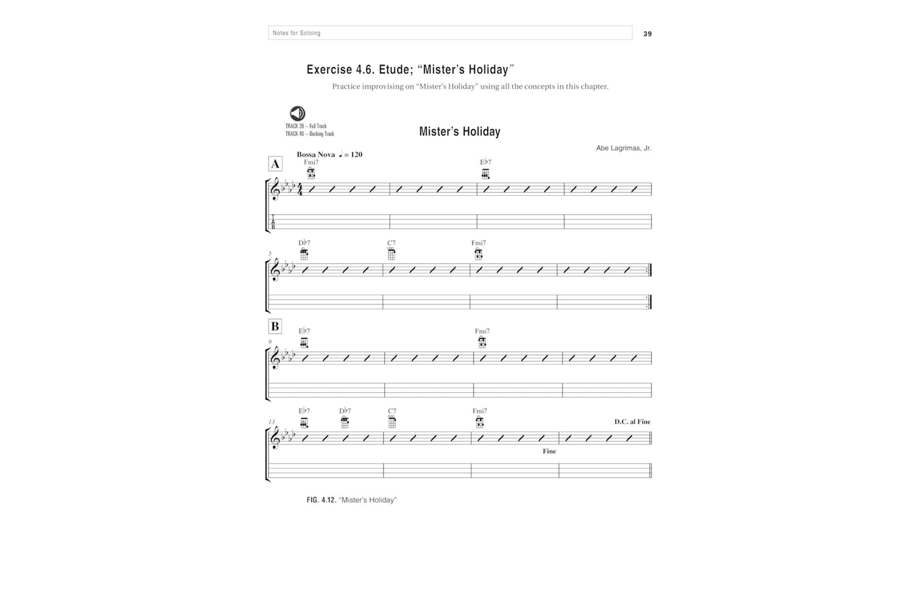 Jazz Ukulele Comping, Soloing, Chord Melodies
