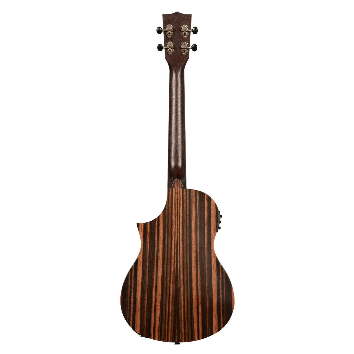 Back of the Kala KA-AM-B-CE showing the striped Amara back