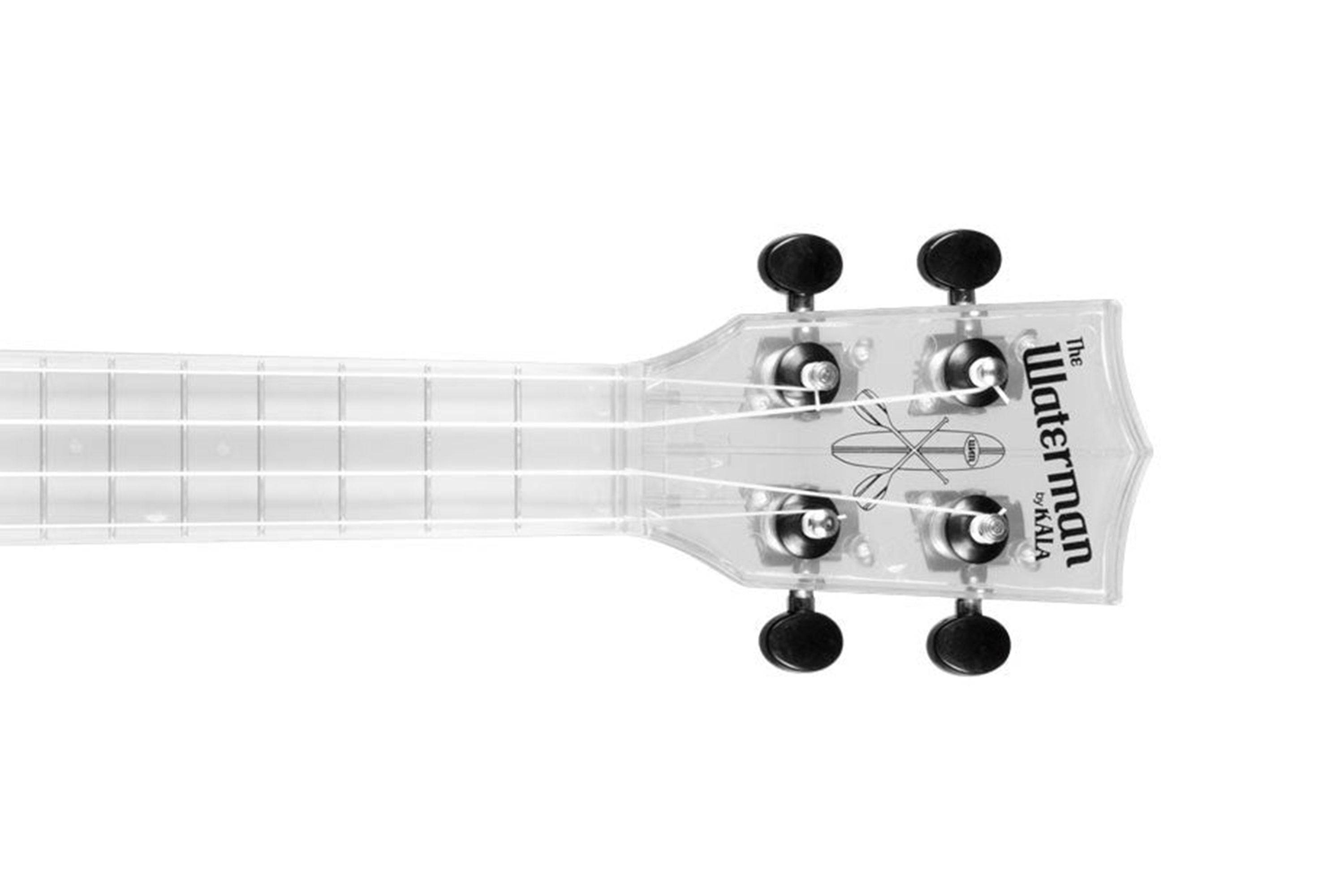 KALA Waterman Clear Ice Transparent Soprano Ukulele