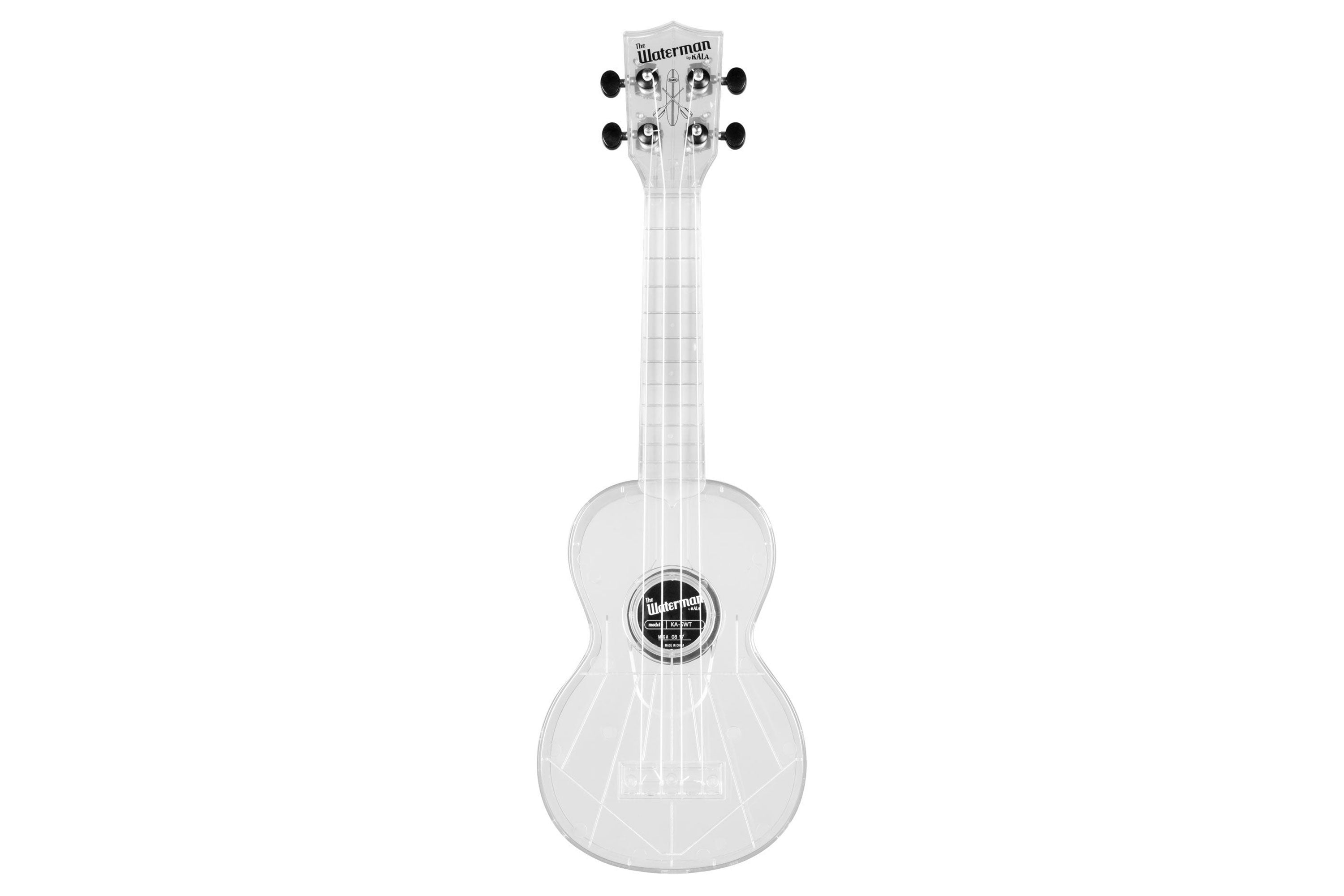 KALA Waterman Clear Ice Transparent Soprano Ukulele