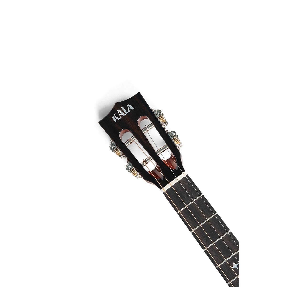 Kala KA-WP-CA-GB-E slotted headstock with chrome open gear tuners
