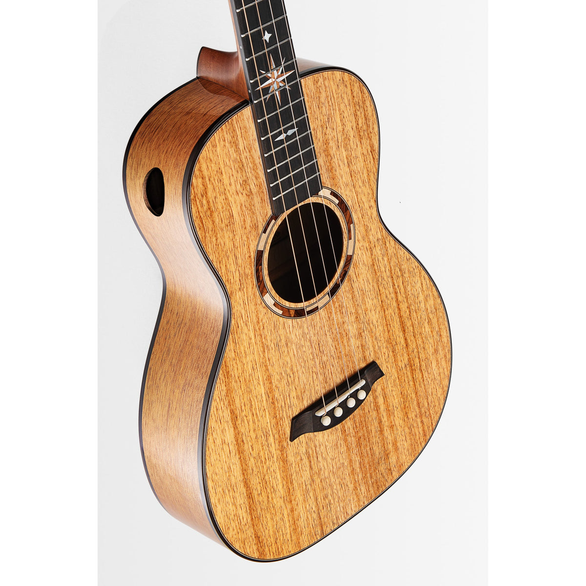 Angled view of the Kala KA-WP-MNG-GB-E showing the gloss mango sides