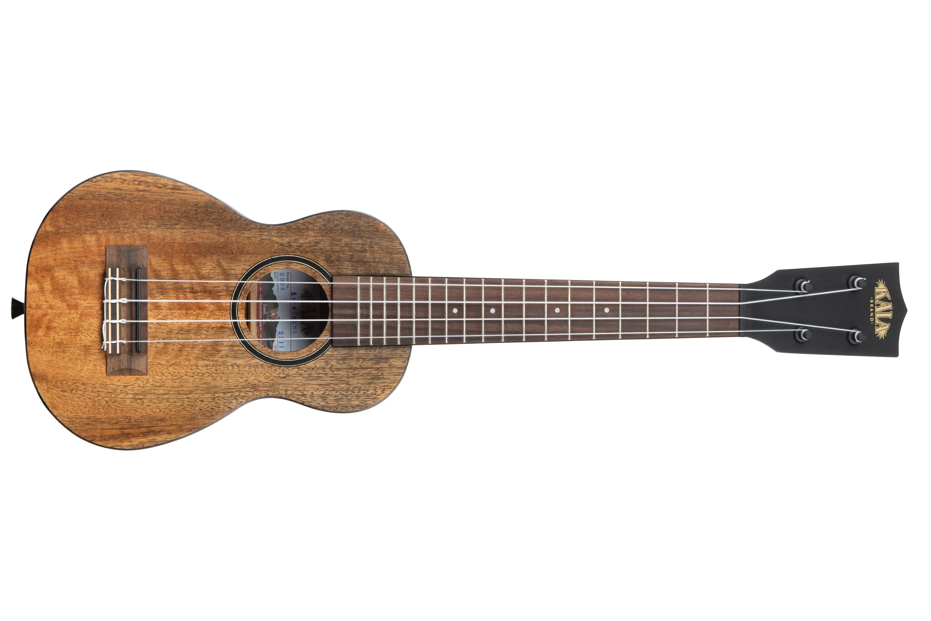 Kala Curly Mango Longneck Soprano Ukulele