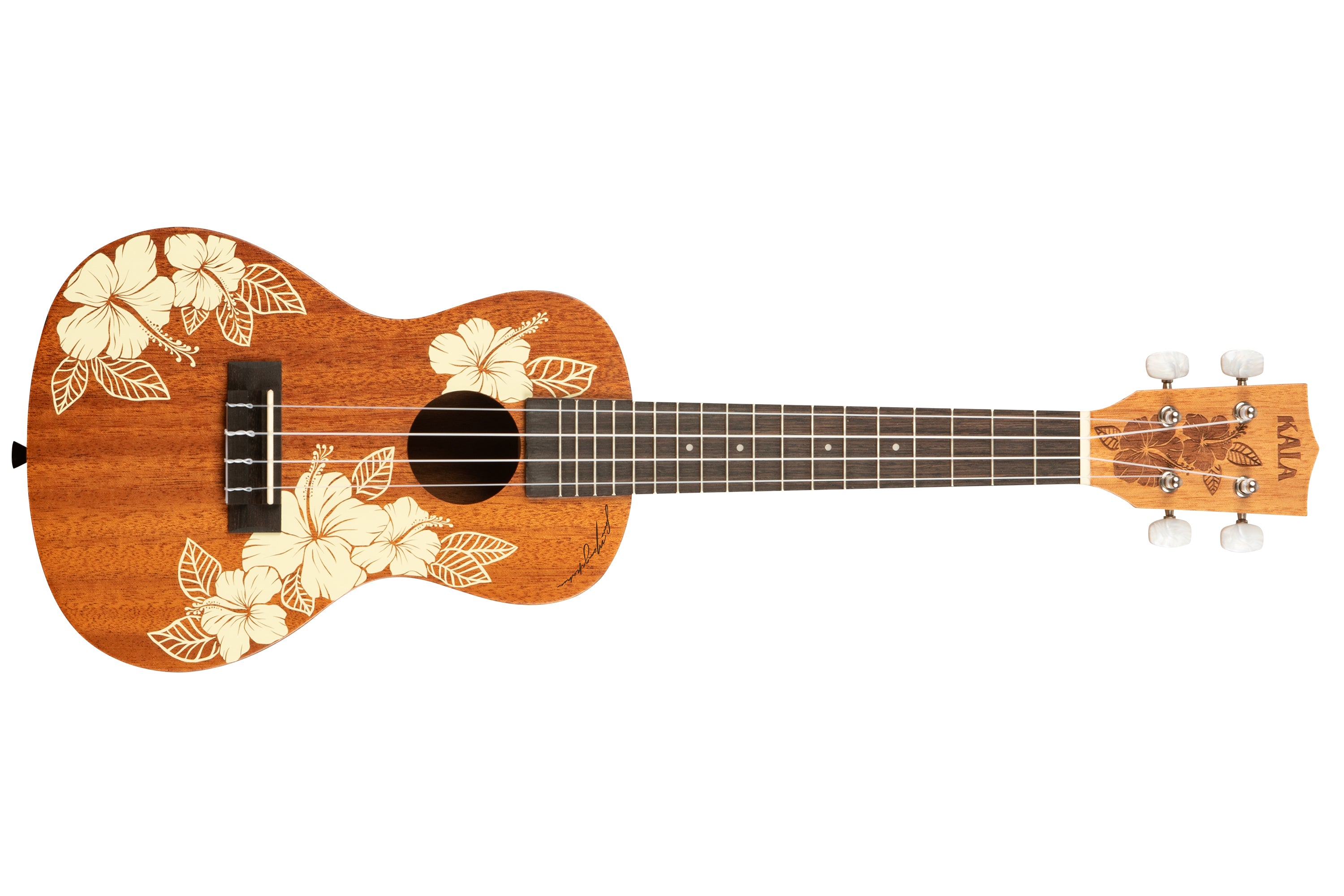 Kala HIBISCUS-C Mahogany Concert Ukulele