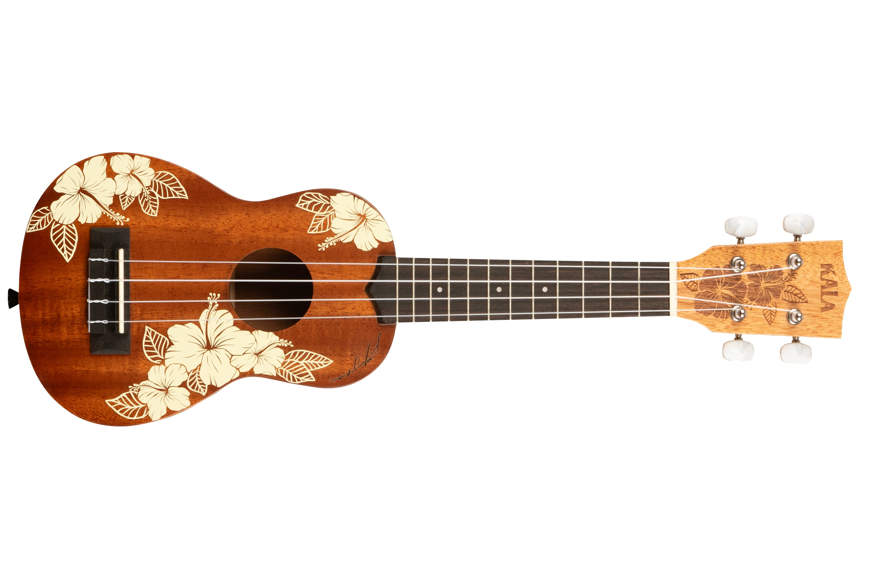 Kala HIBISCUS-S Mahogany Soprano Ukulele