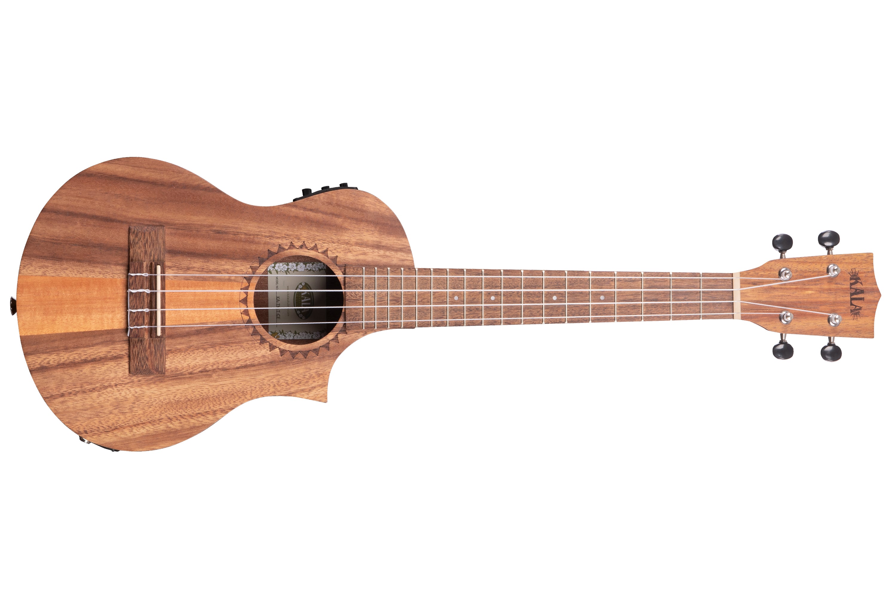 Kala TK-T-CE Teak Tri-Top Tenor Ukulele