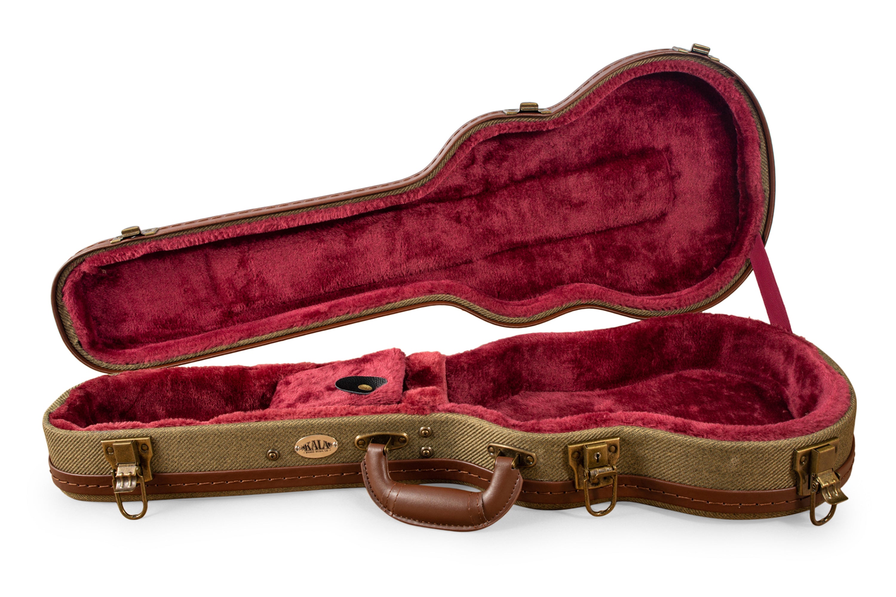 Kala OTC-AT Concert Ukulele Olive Tweed Archtop Hardshell Case