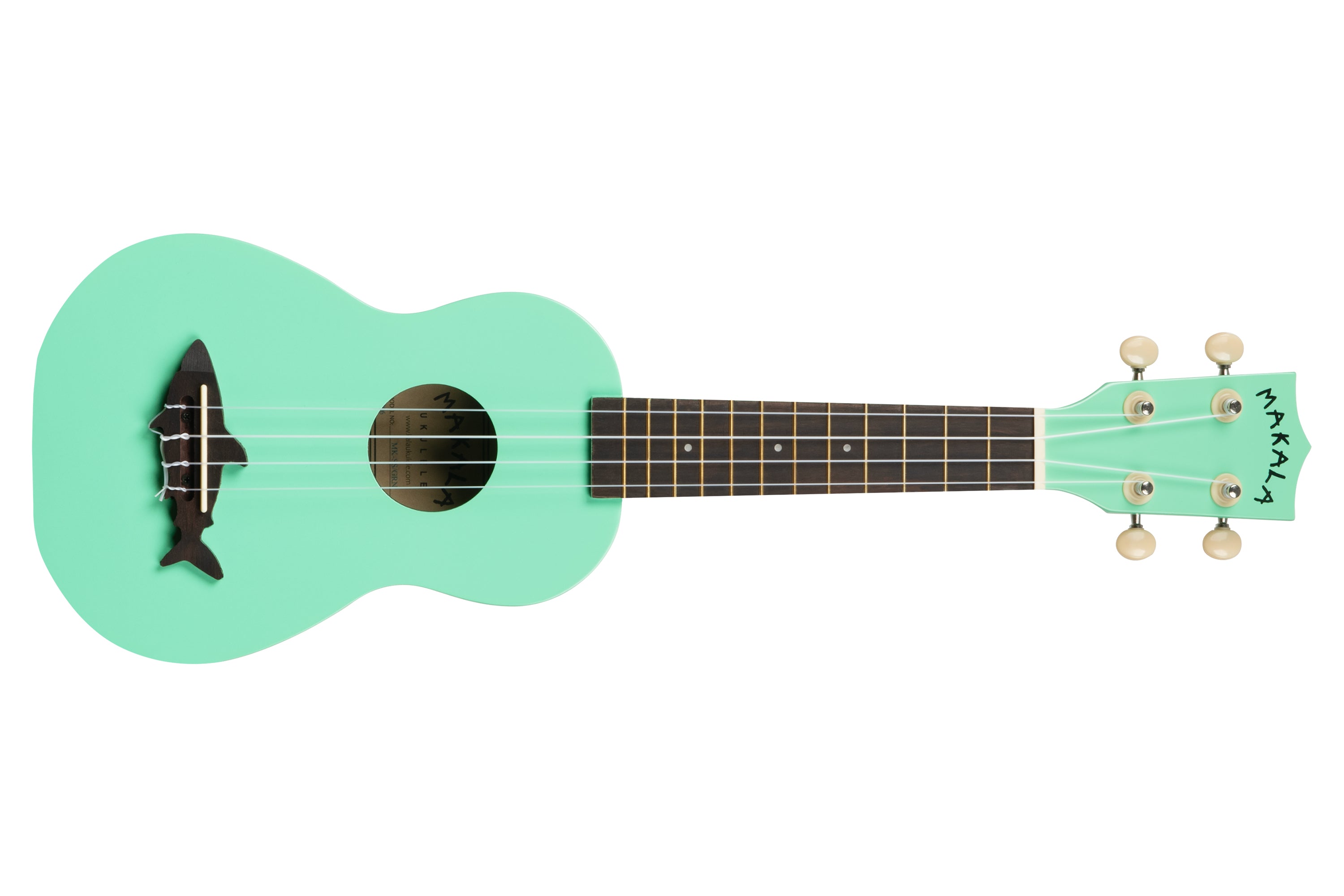 Kala Makala Surf Green Shark Soprano Ukulele