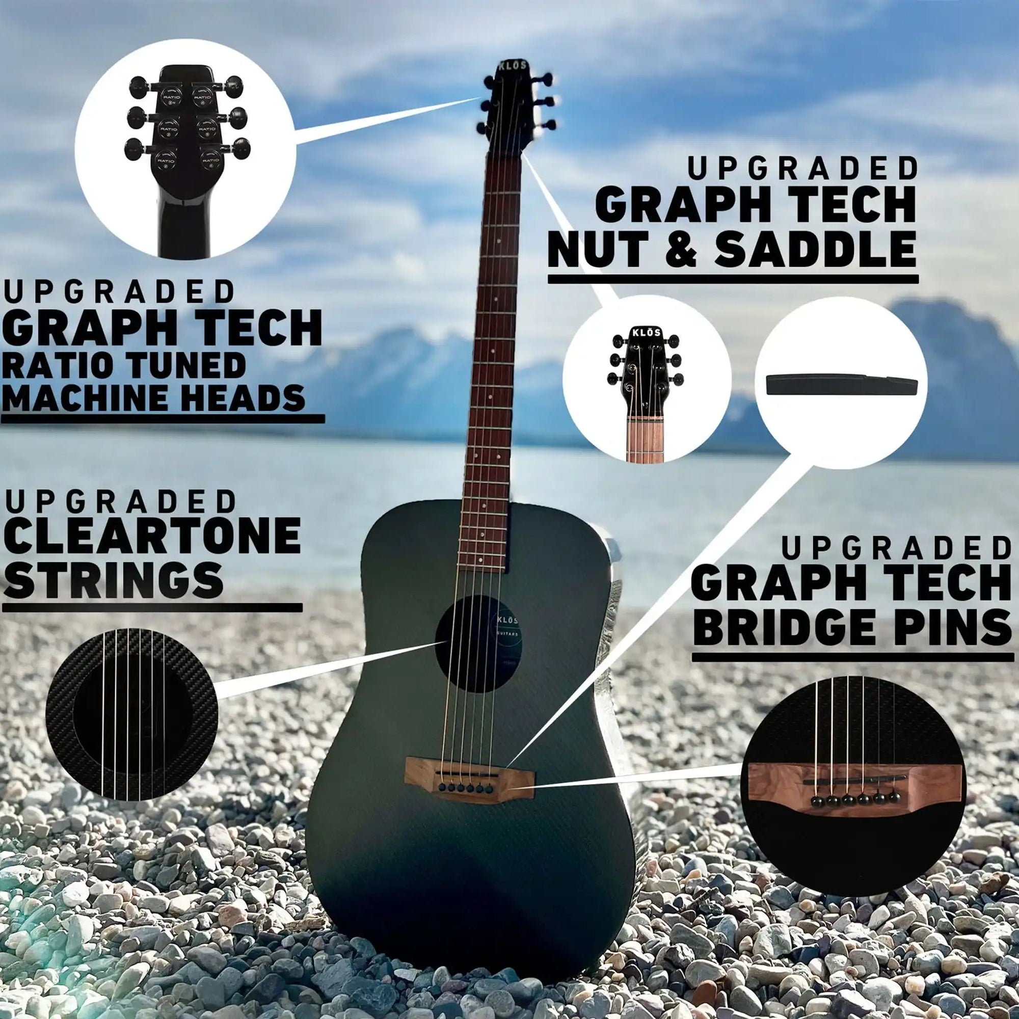 Klos-Hybrid-Deluxe-Dreadnought-Guitar1 | Terry Carter Music Store