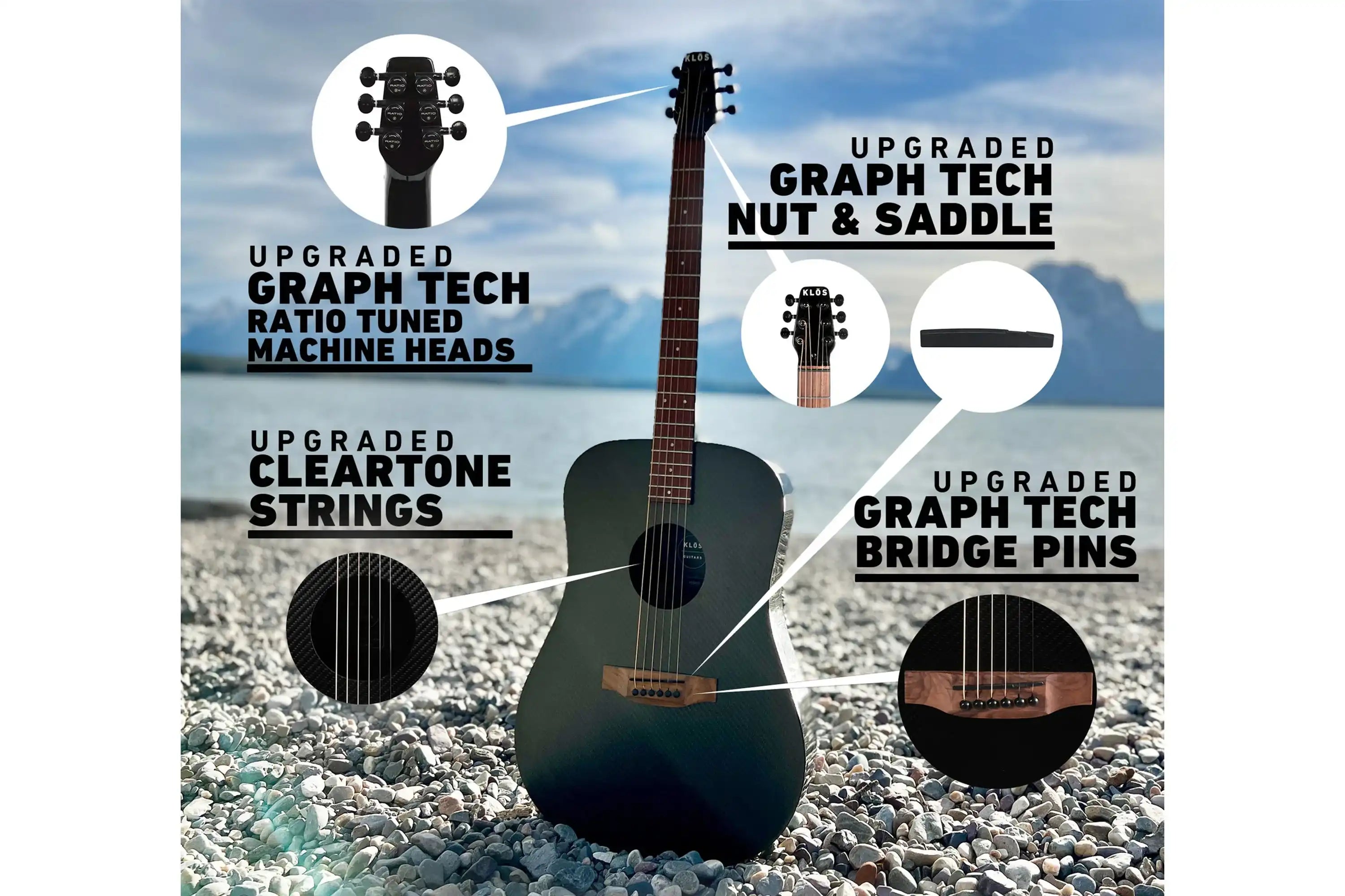 Klos-Hybrid-Deluxe-Dreadnought-Guitar1 | Terry Carter Music Store
