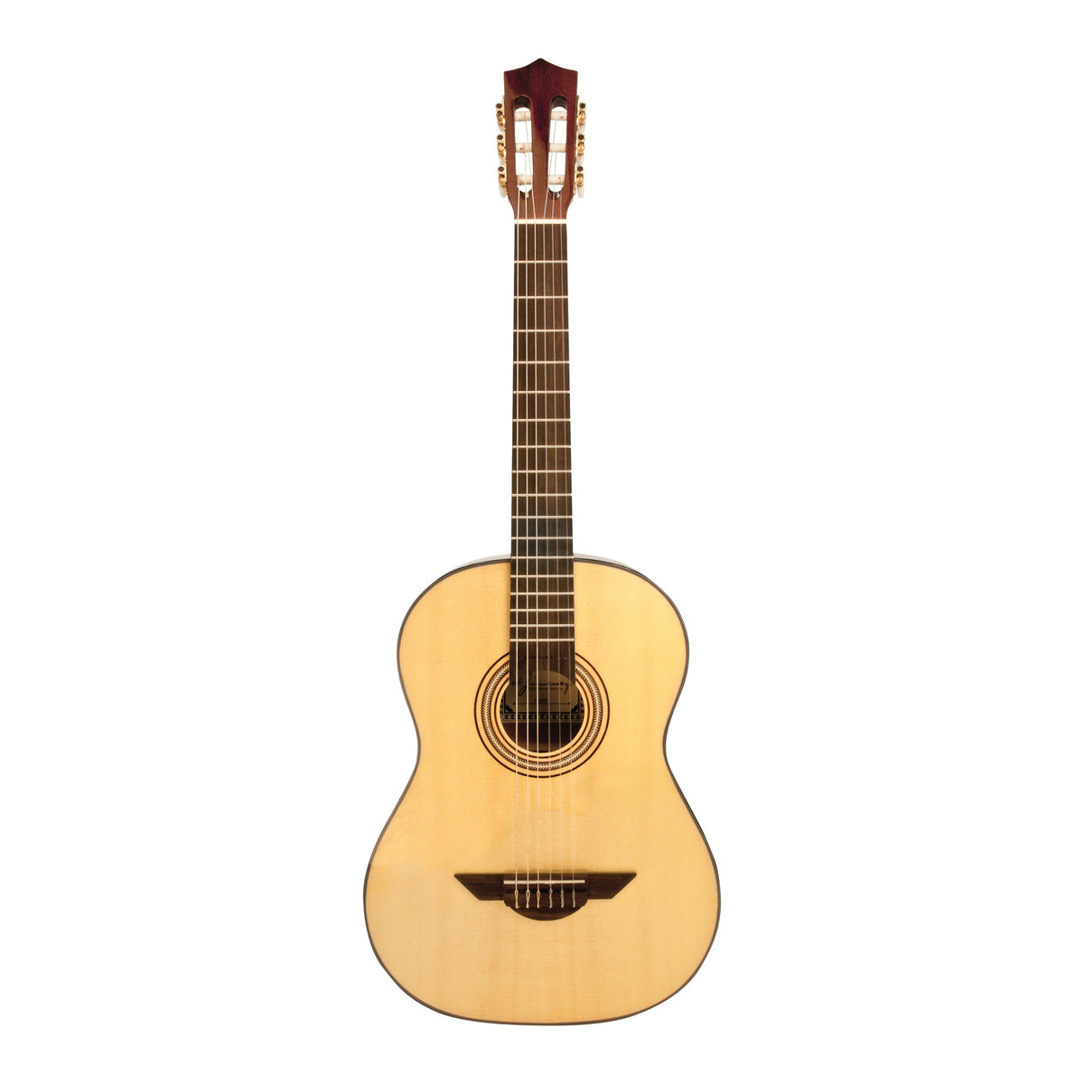 H. Jimenez LG2 El Artista Full Size Nylon String Guitar, full front view from headstock to end
