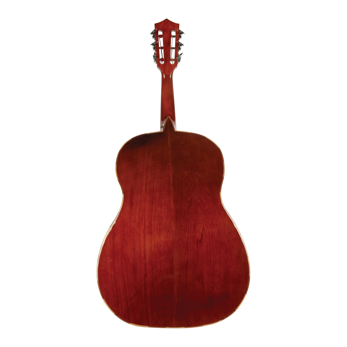 H. Jimenez LGTN2 Student Guitarrón, full back view from headstock to end