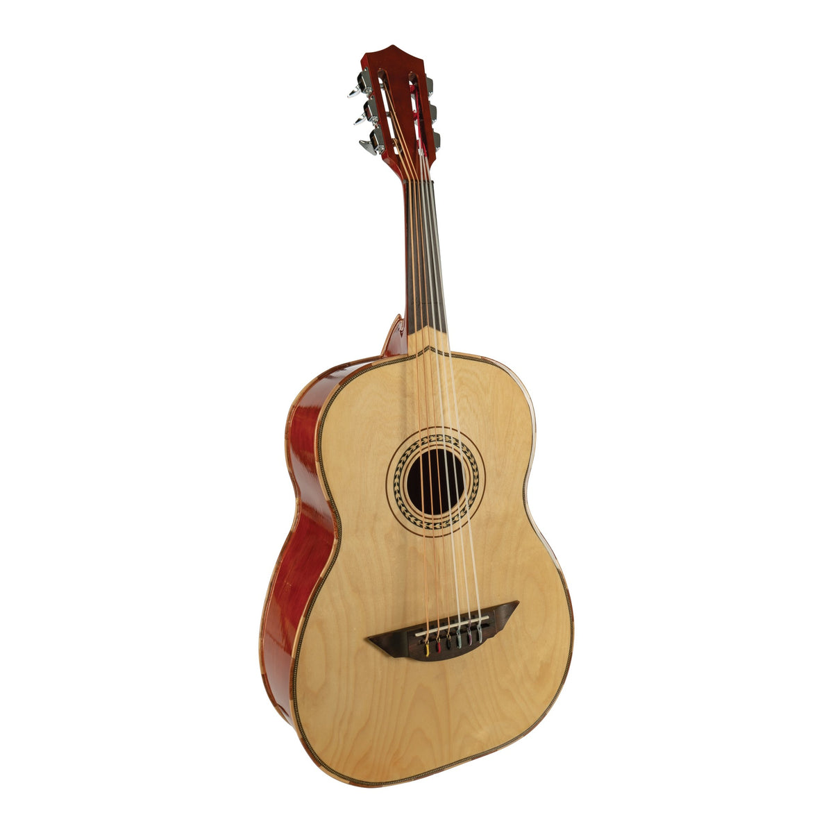 H. Jimenez LGTN2 Student Guitarrón, angled front view of the body
