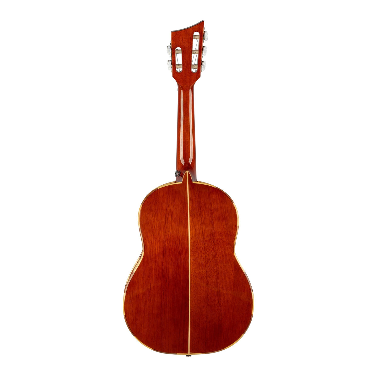 H. Jimenez LV2 Quetzal Student Vihuela, full back view from headstock to end
