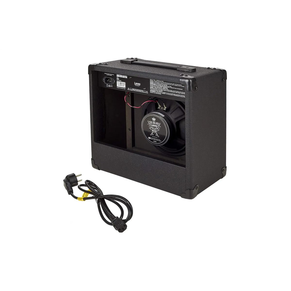 Laney LX20R combo amp, rear open back with power cord