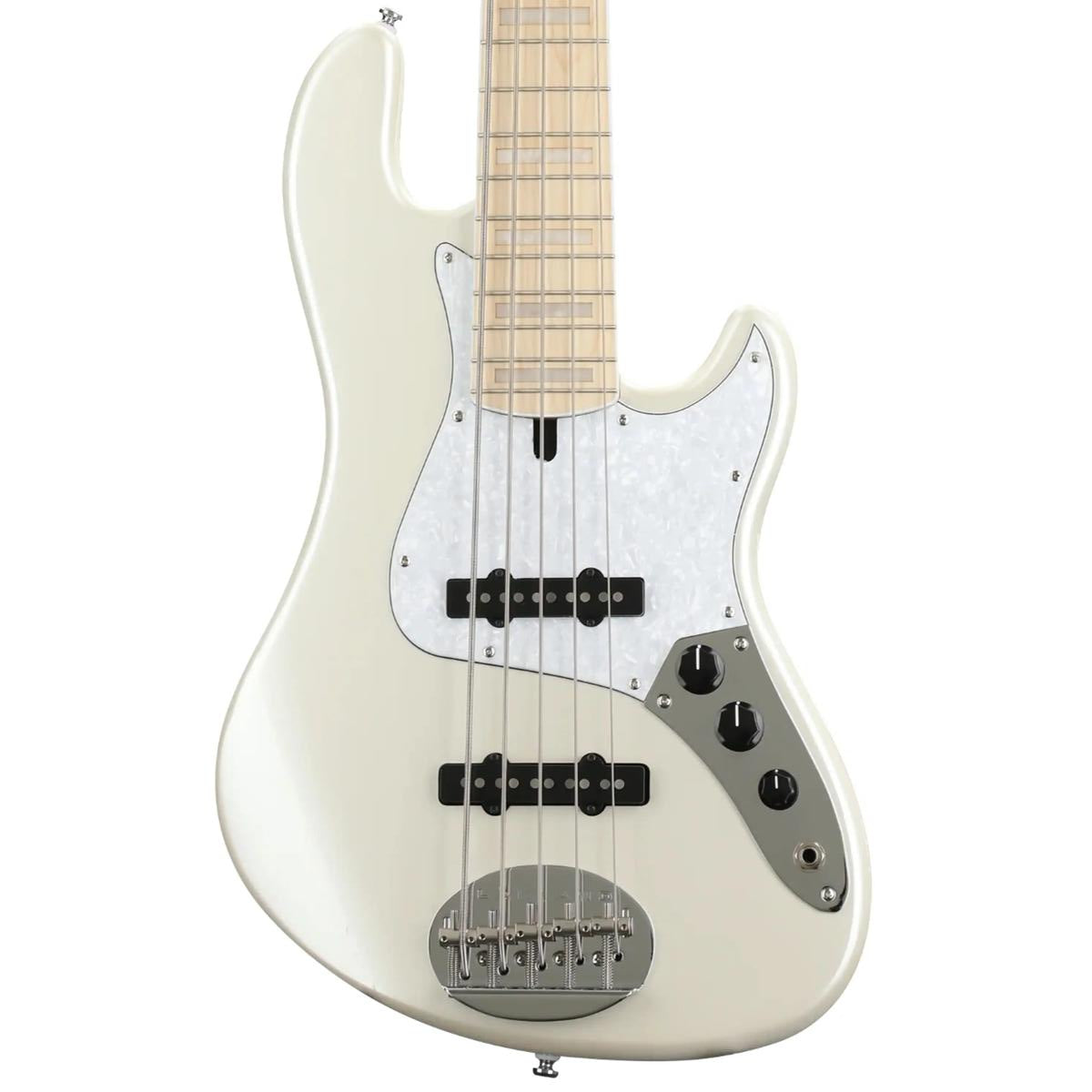 Lakland-DJ-5-Skyline-Bass-Guitarwhitepearl1 | Terry Carter Music Store