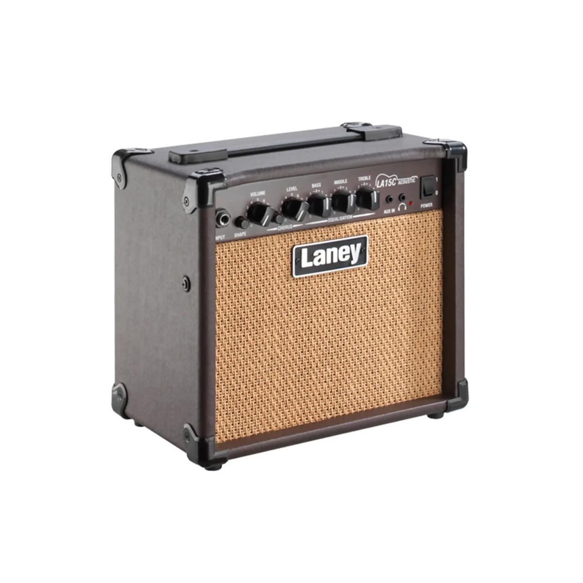 Laney LA15C 15W acoustic guitar combo amp, angled view from the right