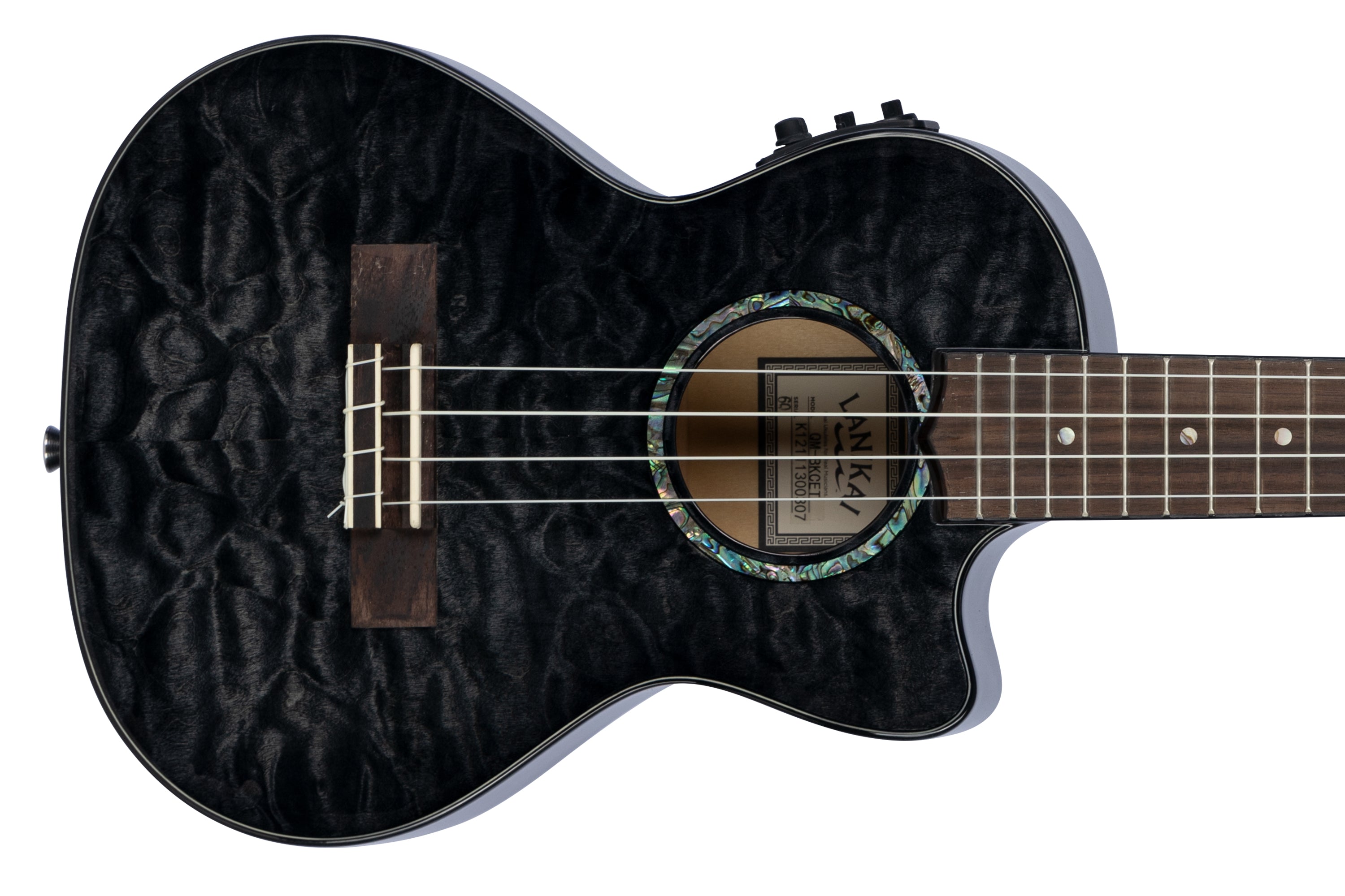 Lanikai Black Maple Tenor Ukulele