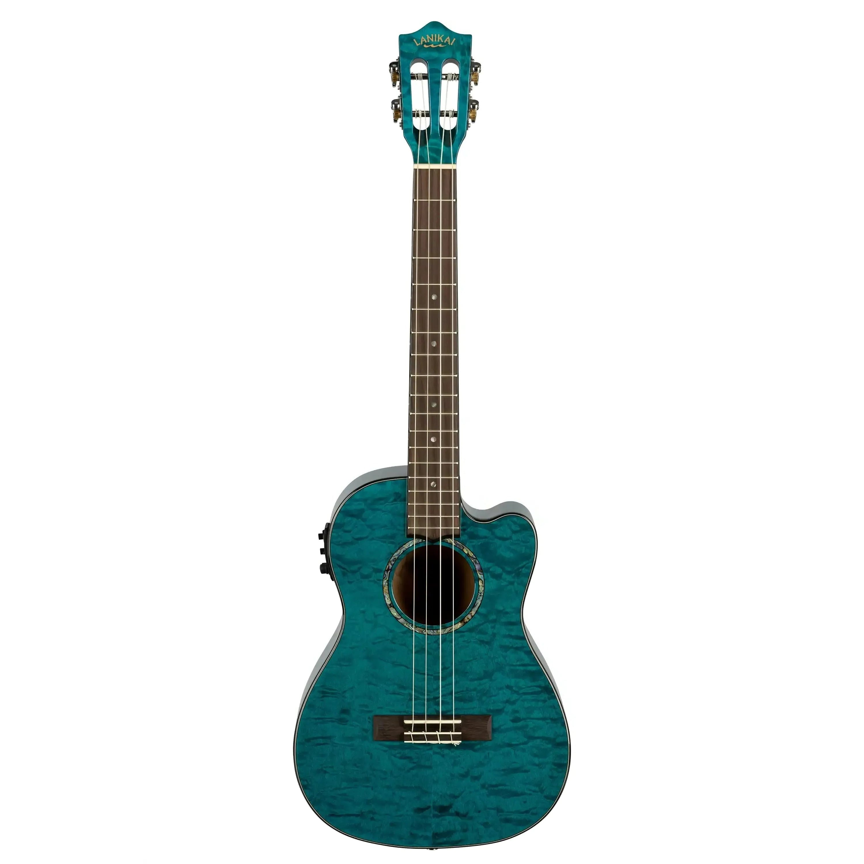 Lanikai-Blue-Maple-Baritone-Ukulele4 | Terry Carter Music Store