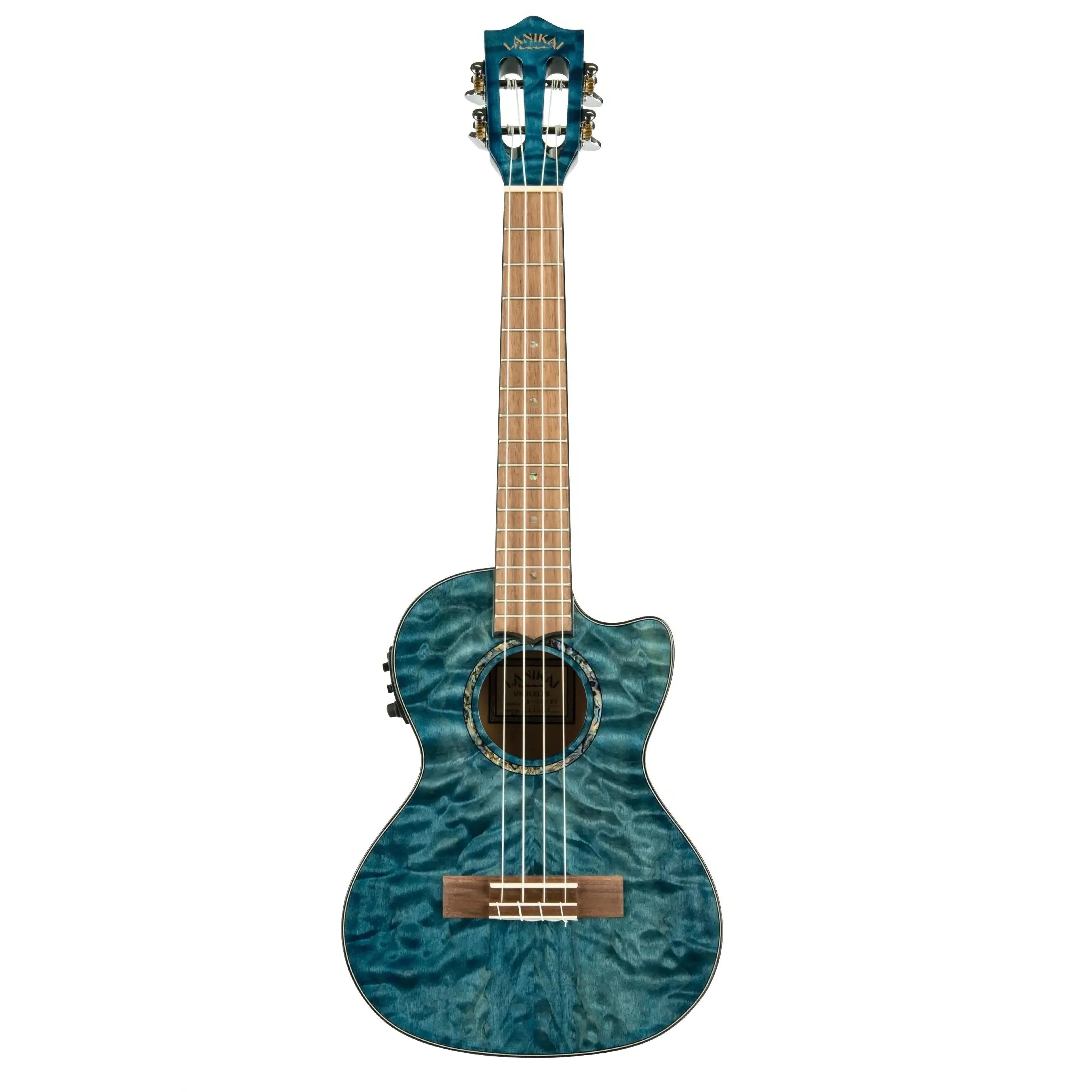 Lanikai-Blue-Maple-Tenor-Ukulele4 | Terry Carter Music Store