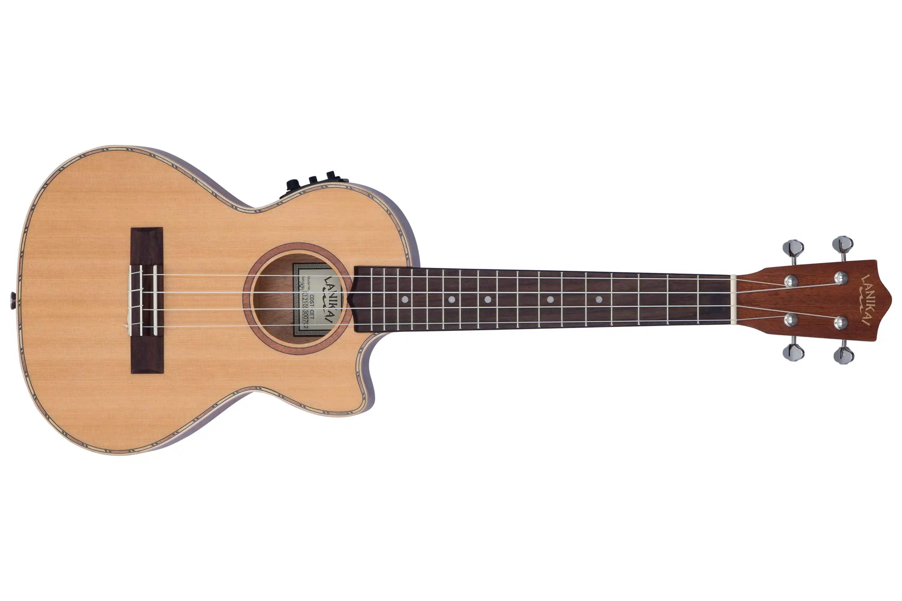 Lanikai-Cedar-Top-Tenor-Ukulele-with-Pickup4 | Terry Carter Music Store