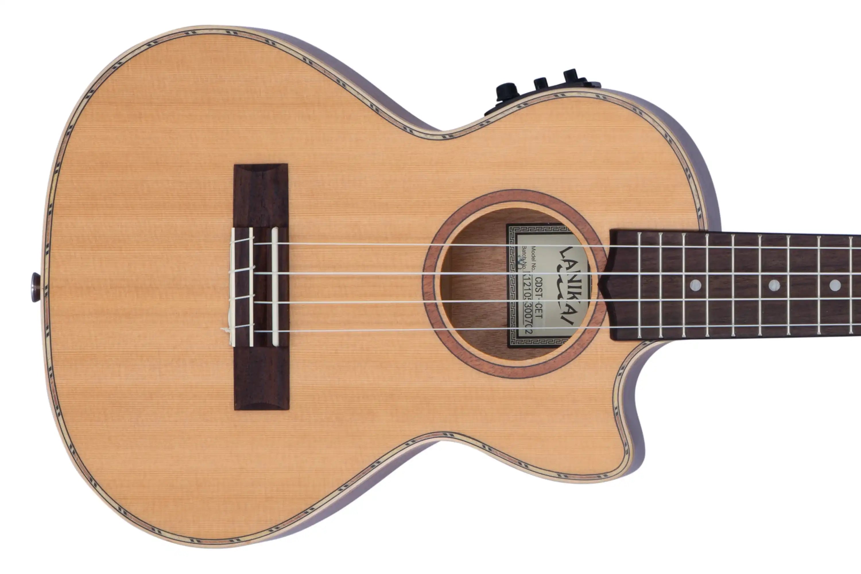 Lanikai-Cedar-Top-Tenor-Ukulele-with-Pickup5 | Terry Carter Music Store