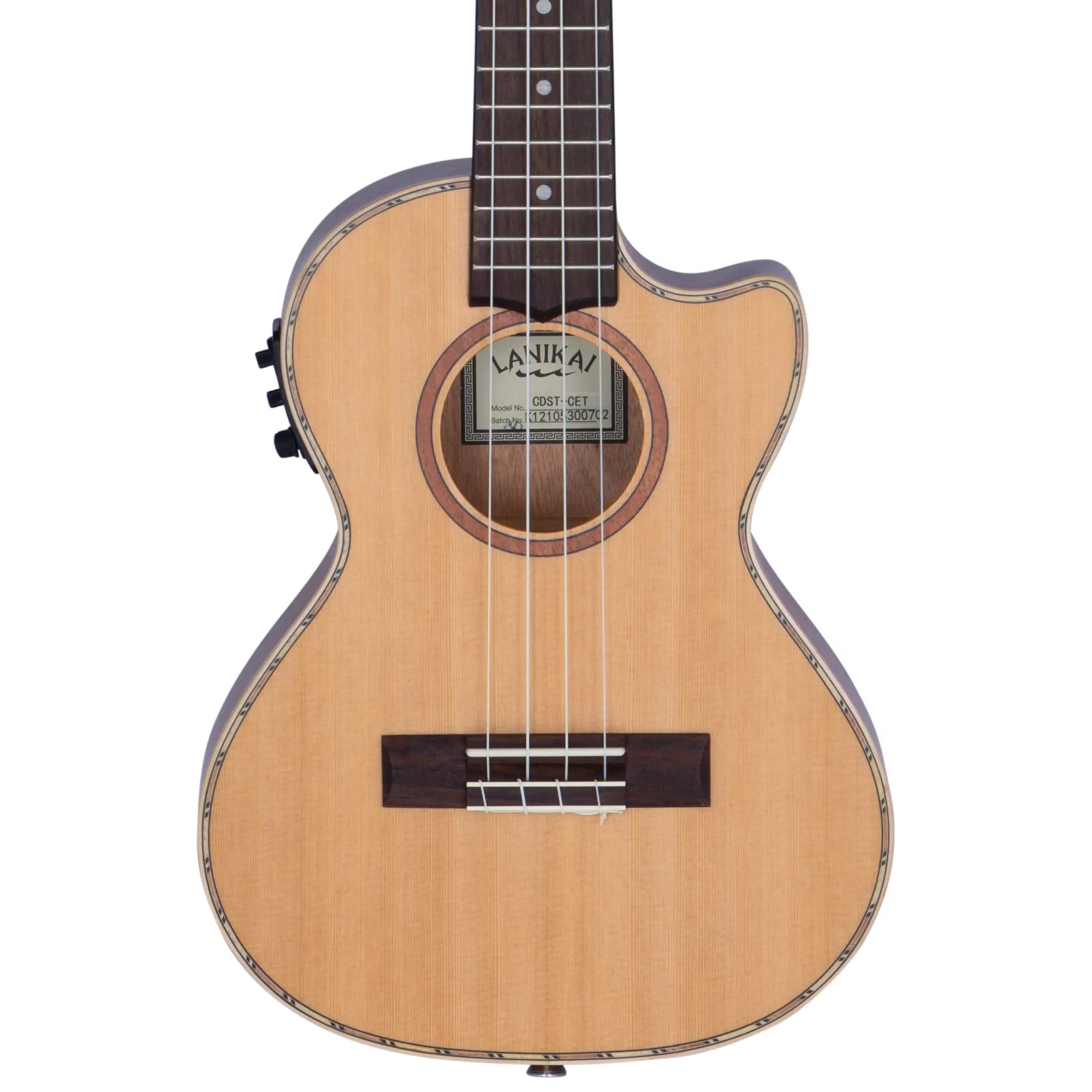 Lanikai-Cedar-Top-Tenor-Ukulele-with-Pickup5 | Terry Carter Music Store
