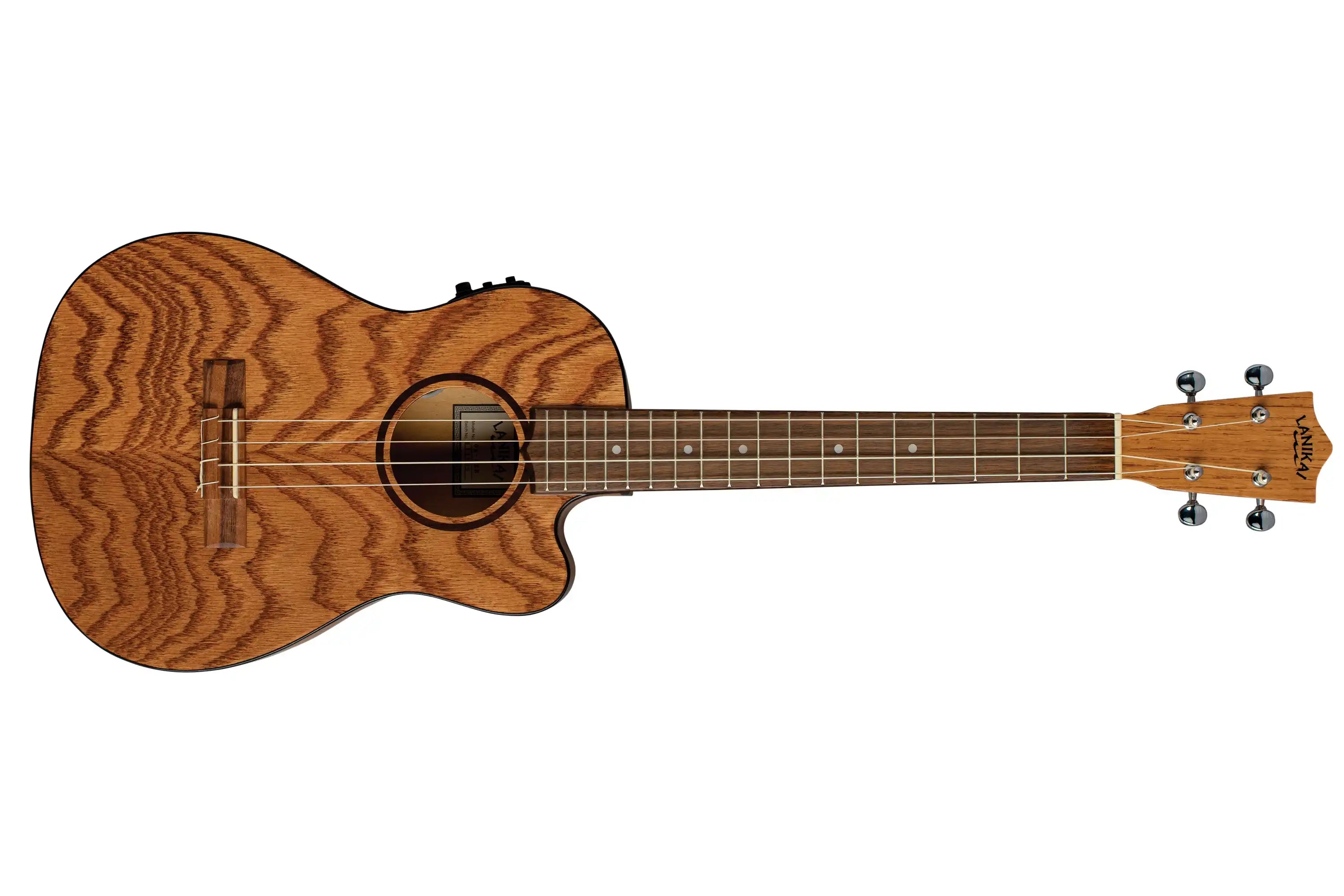 Lanikai-Oak-Baritone-Ukulele-with-Pickup4 | Terry Carter Music Store