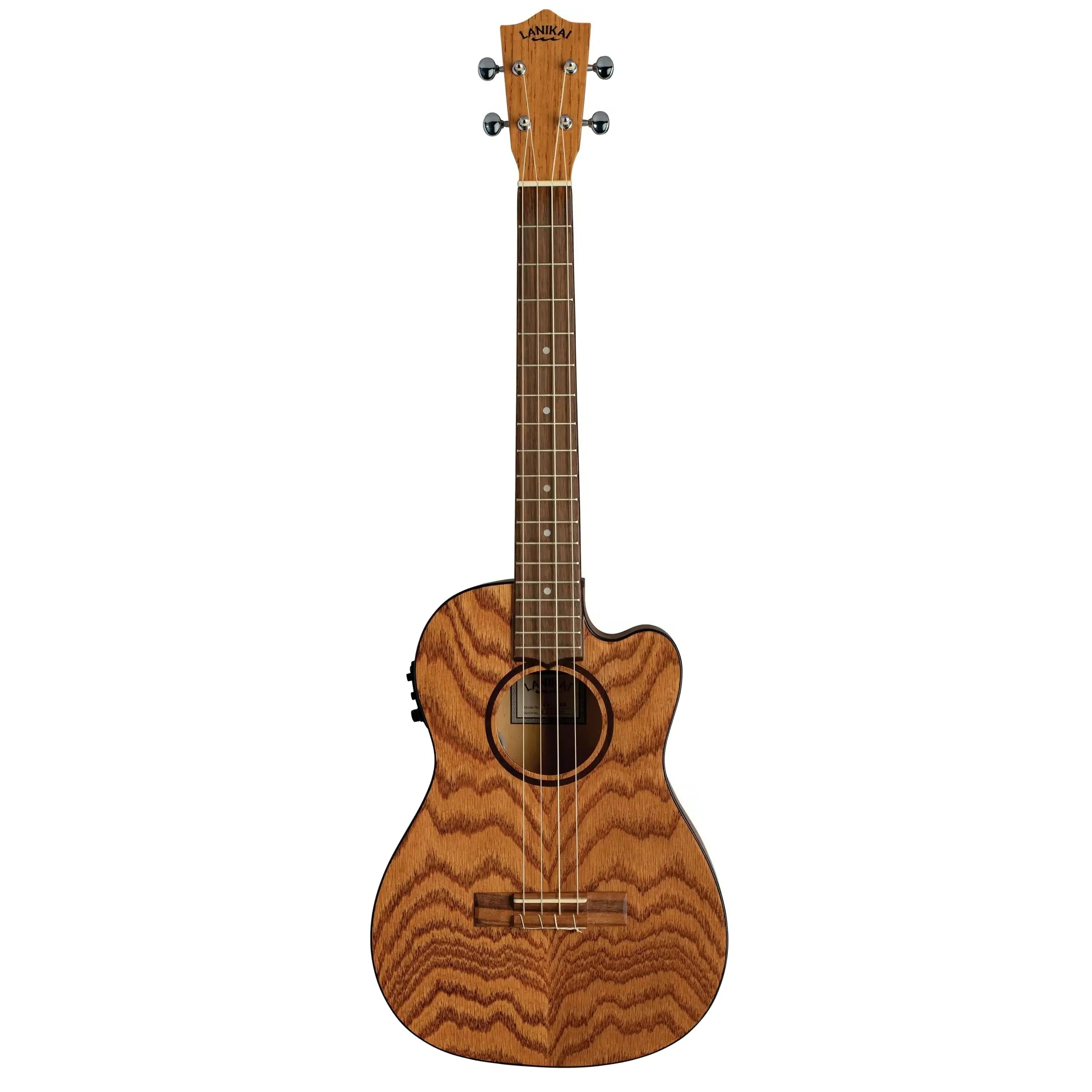 Lanikai-Oak-Baritone-Ukulele-with-Pickup4 | Terry Carter Music Store