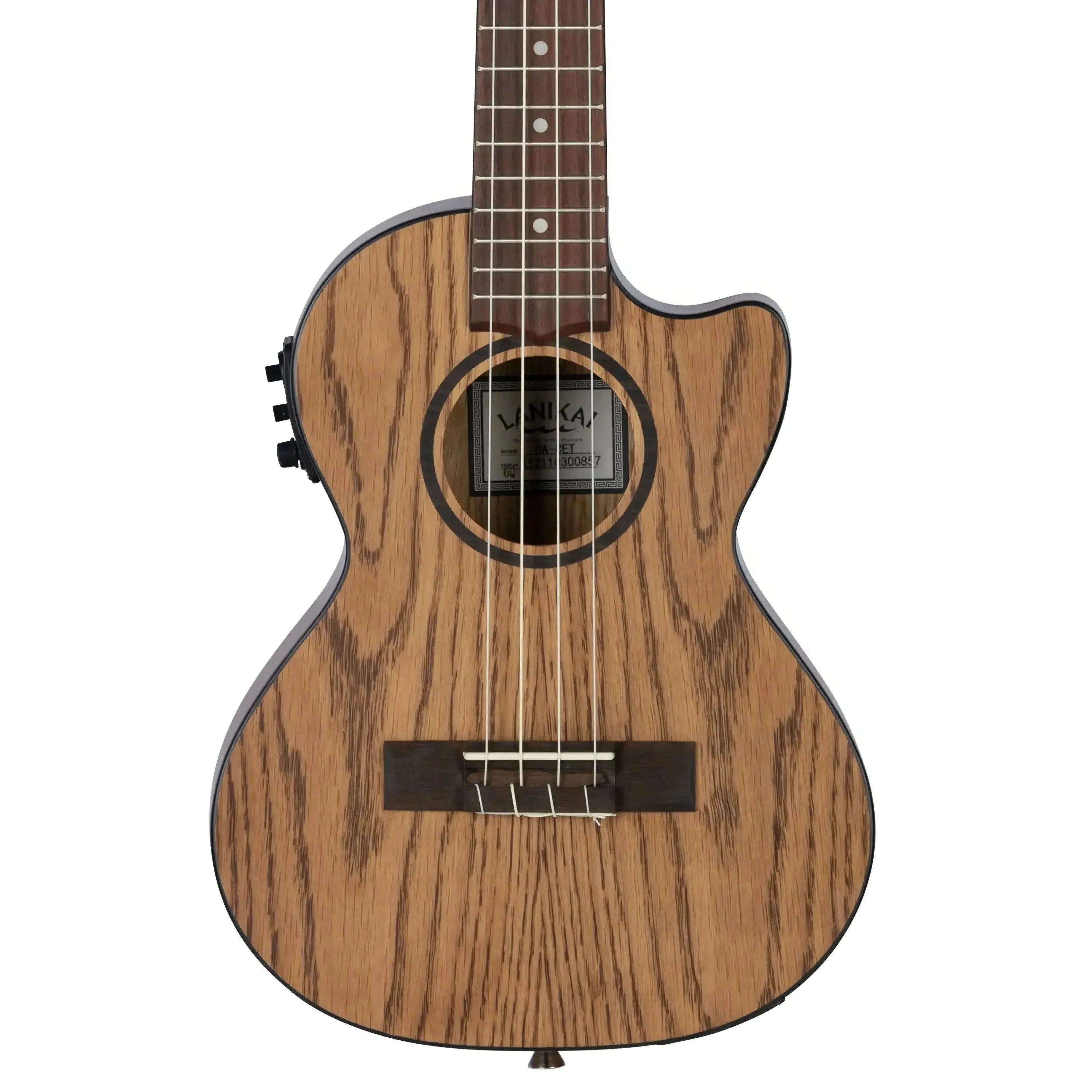 Lanikai-Oak-Tenor-Ukulele-with-Pickup5 | Terry Carter Music Store