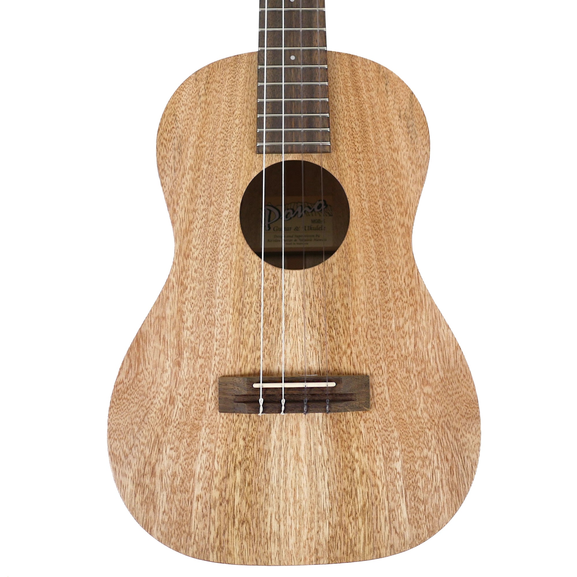 Pono MGB-K Solid Mango Baritone Ukulele