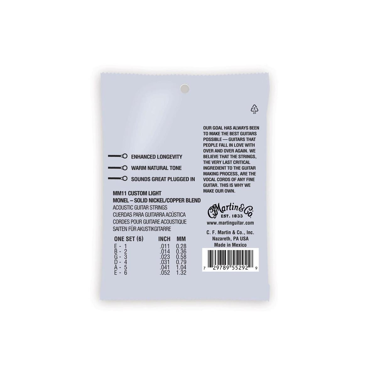 Martin-MM11-Guitar-Strings-2 | Terry Carter Music Store