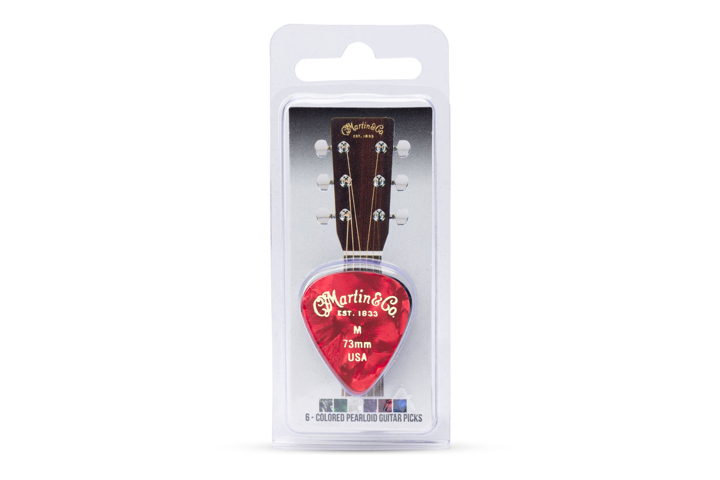Martin Multi-Color Peraloid Picks