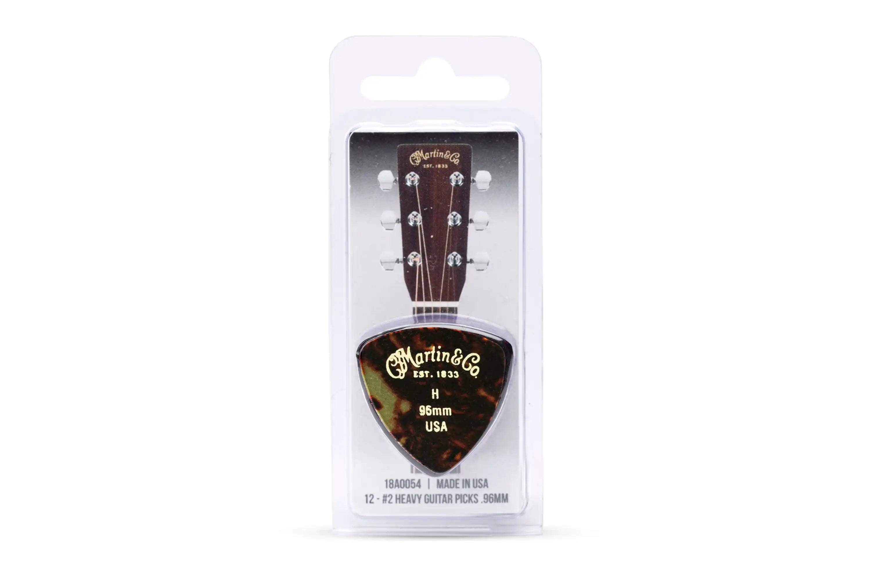 Martin-Tortoise-Shell-Picks-NUMB2-HEAVY | Terry Carter Music Store