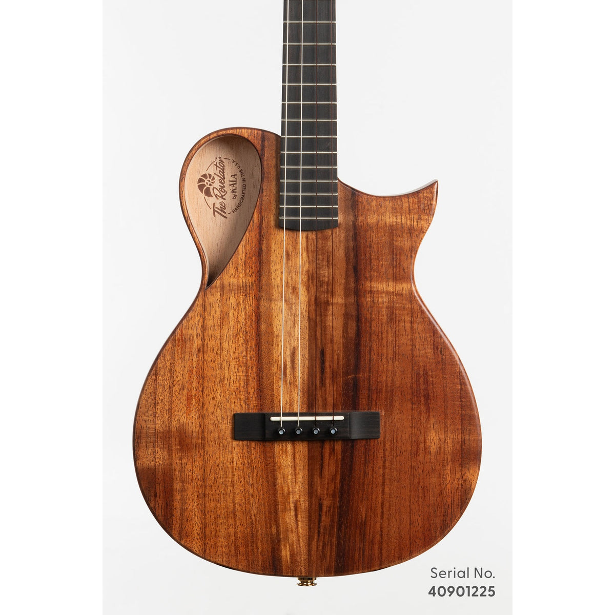 Kala NS-KOA-B Revelator Nautilus Hawaiian Koa Baritone Ukulele - Serial NS-KOA-B-40901225, front view