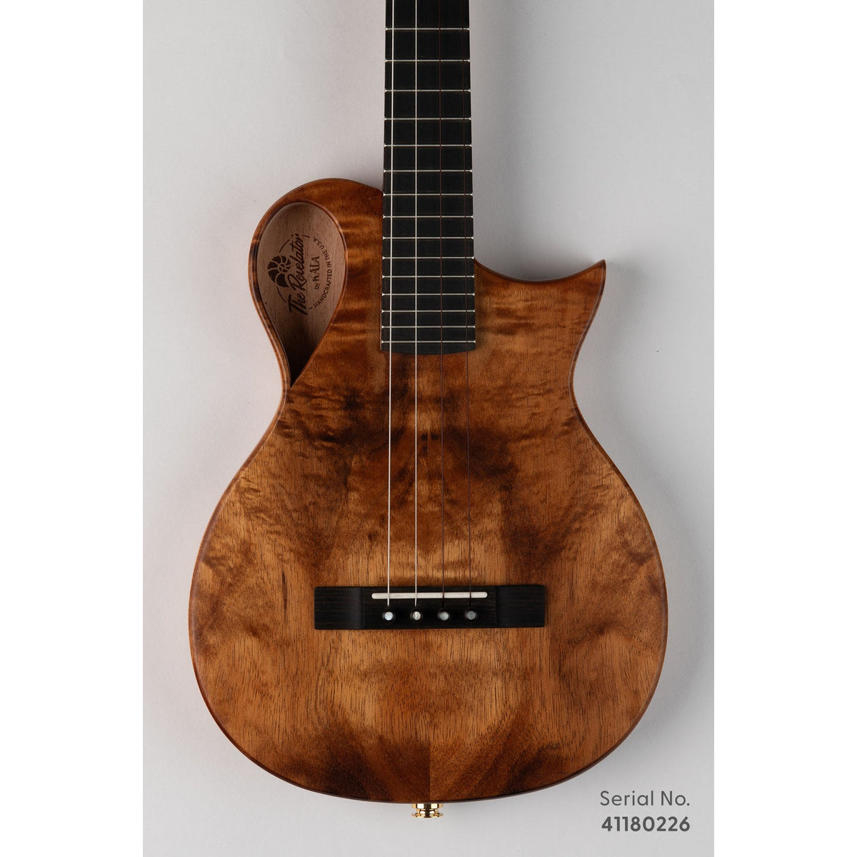 Kala NS-KOA-T Revelator Nautilus Hawaiian Koa Tenor Ukulele - Serial NS-KOA-T-41180226, front view