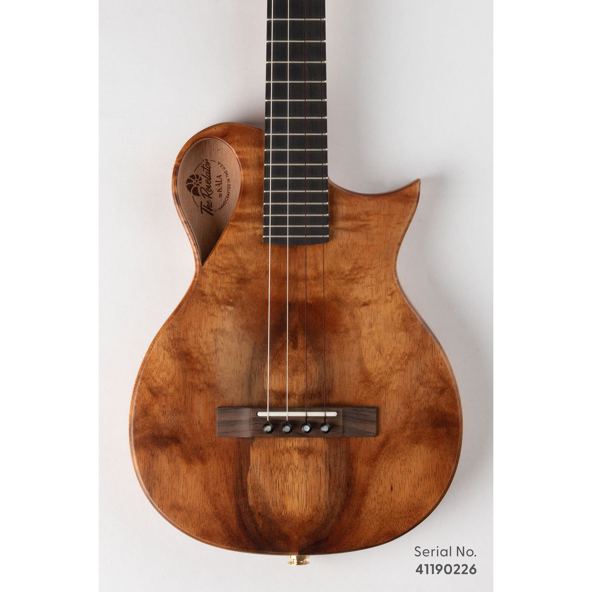 Kala NS-KOA-T Revelator Nautilus Hawaiian Koa Tenor Ukulele - Serial NS-KOA-T-41190226, front view
