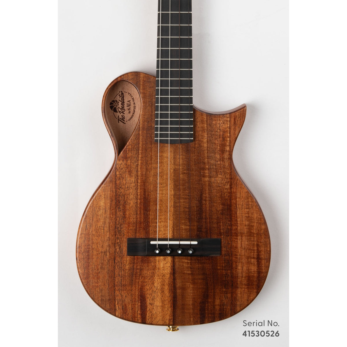 Kala NS-KOA-T Revelator Nautilus Hawaiian Koa Tenor Ukulele - Serial NS-KOA-T-41530526, front view